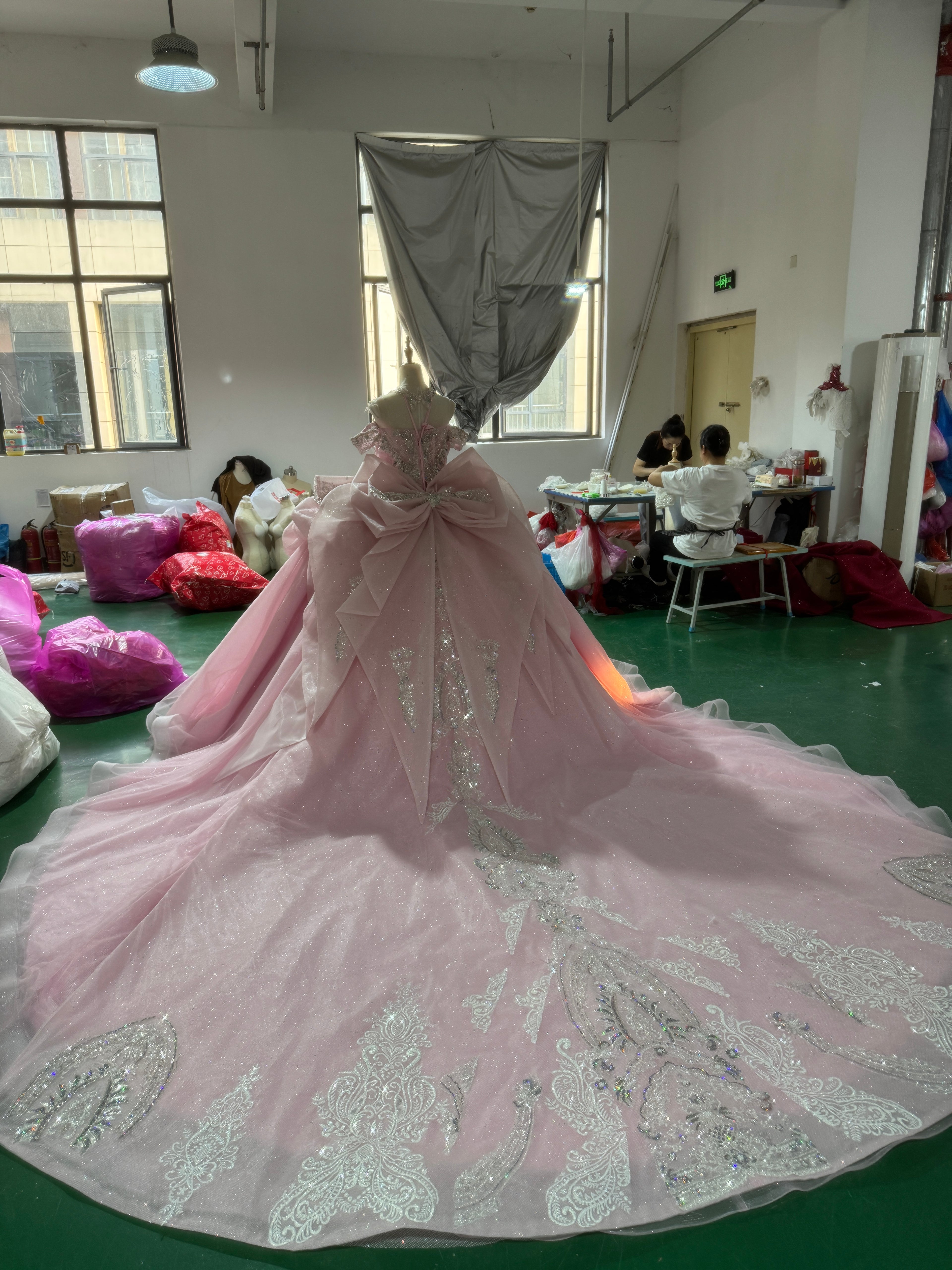 Mumuleo Blush Pink Quinceanera Dresses 2025 Mexican Quince XV Vestidos De 15 Ball Gown Aos Verde Debutante Para