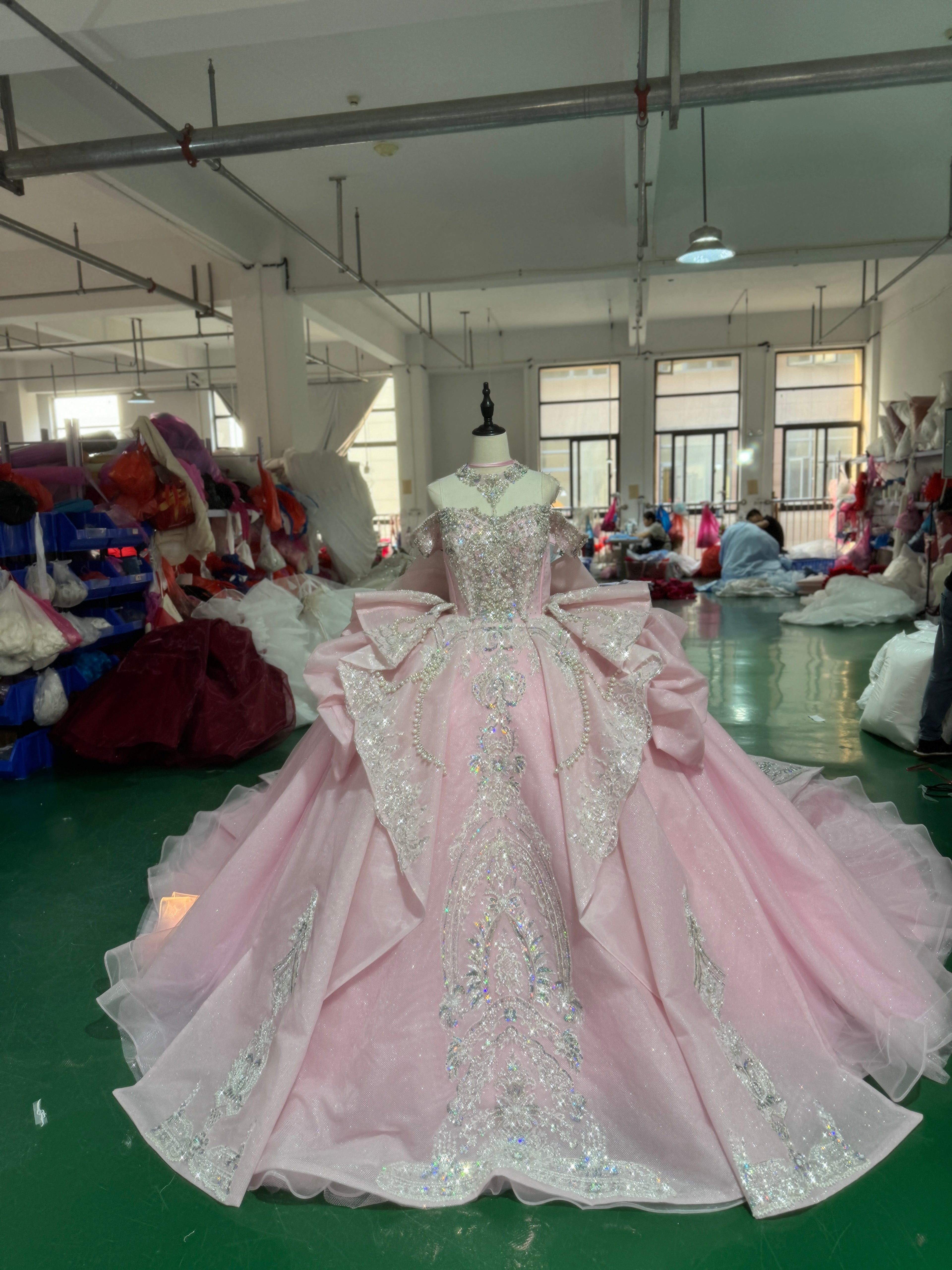 Mumuleo Blush Pink Quinceanera Dresses 2025 Mexican Quince XV Vestidos De 15 Ball Gown Aos Verde Debutante Para