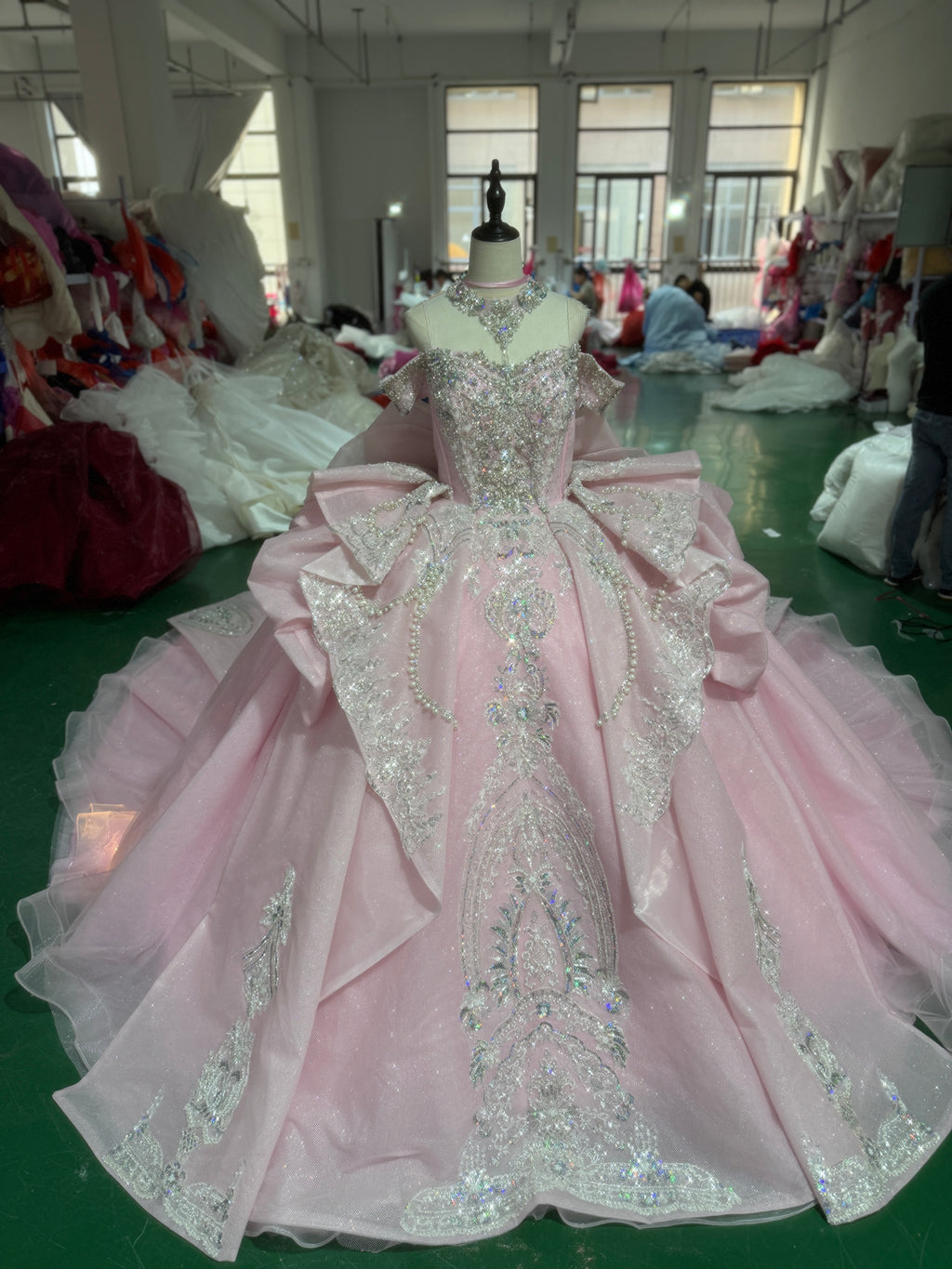 Mumuleo Blush Pink Quinceanera Dresses 2025 Mexican Quince XV Vestidos De 15 Ball Gown Aos Verde Debutante Para