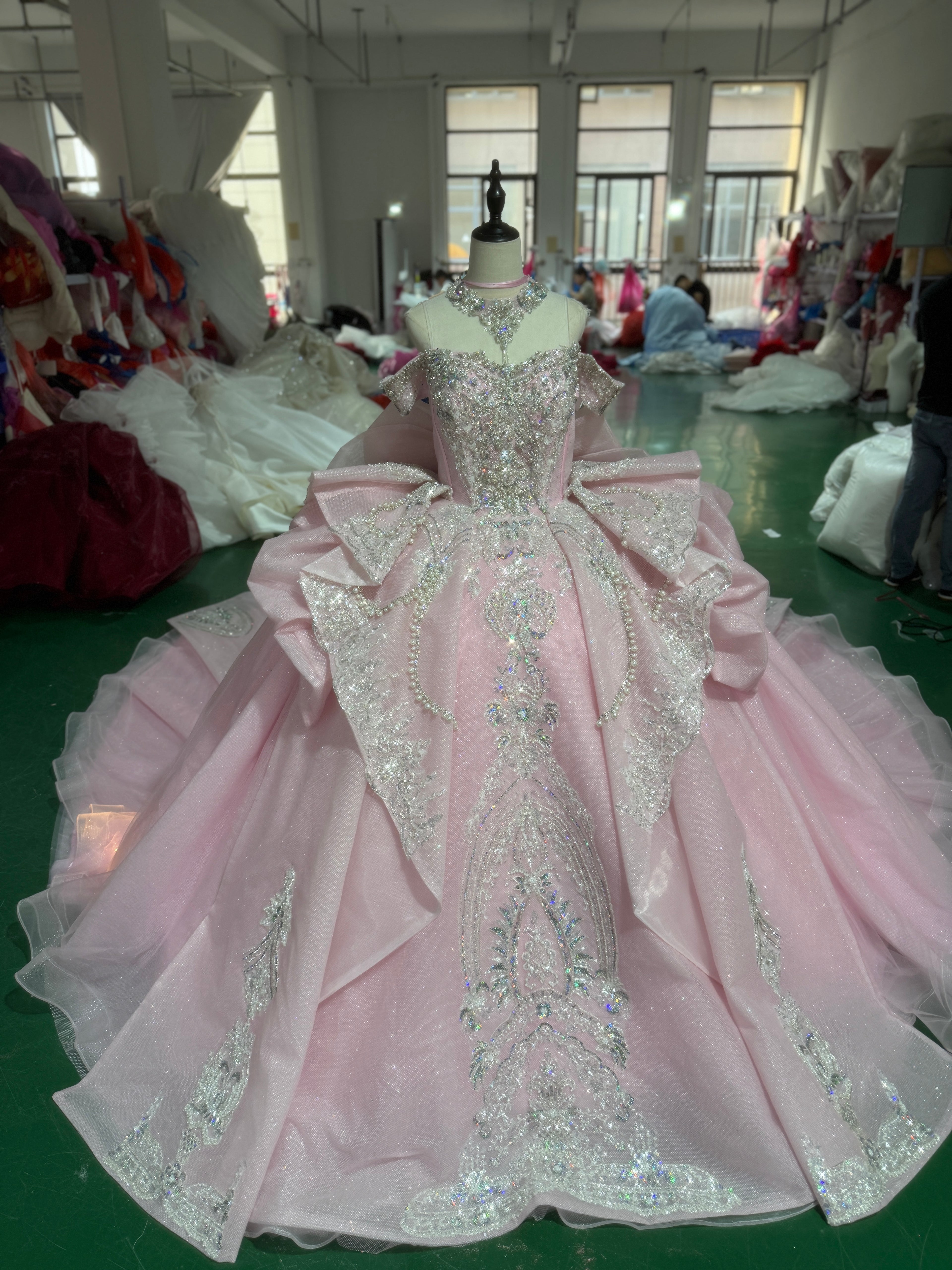 Mumuleo Blush Pink Quinceanera Dresses 2025 Mexican Quince XV Vestidos De 15 Ball Gown Aos Verde Debutante Para
