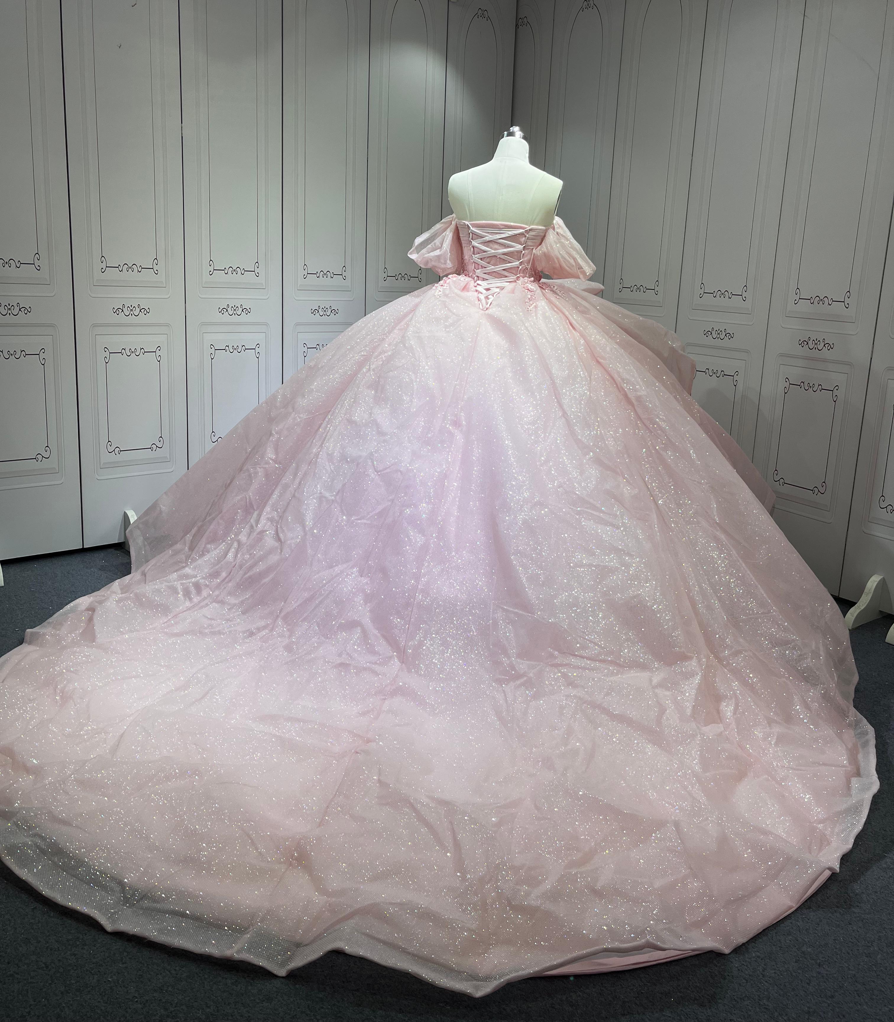 Mumuleo Princess Light Pink Quinceanera Dresses Vestidos De 15 Anos Vestidos Quinceaeras Rosa