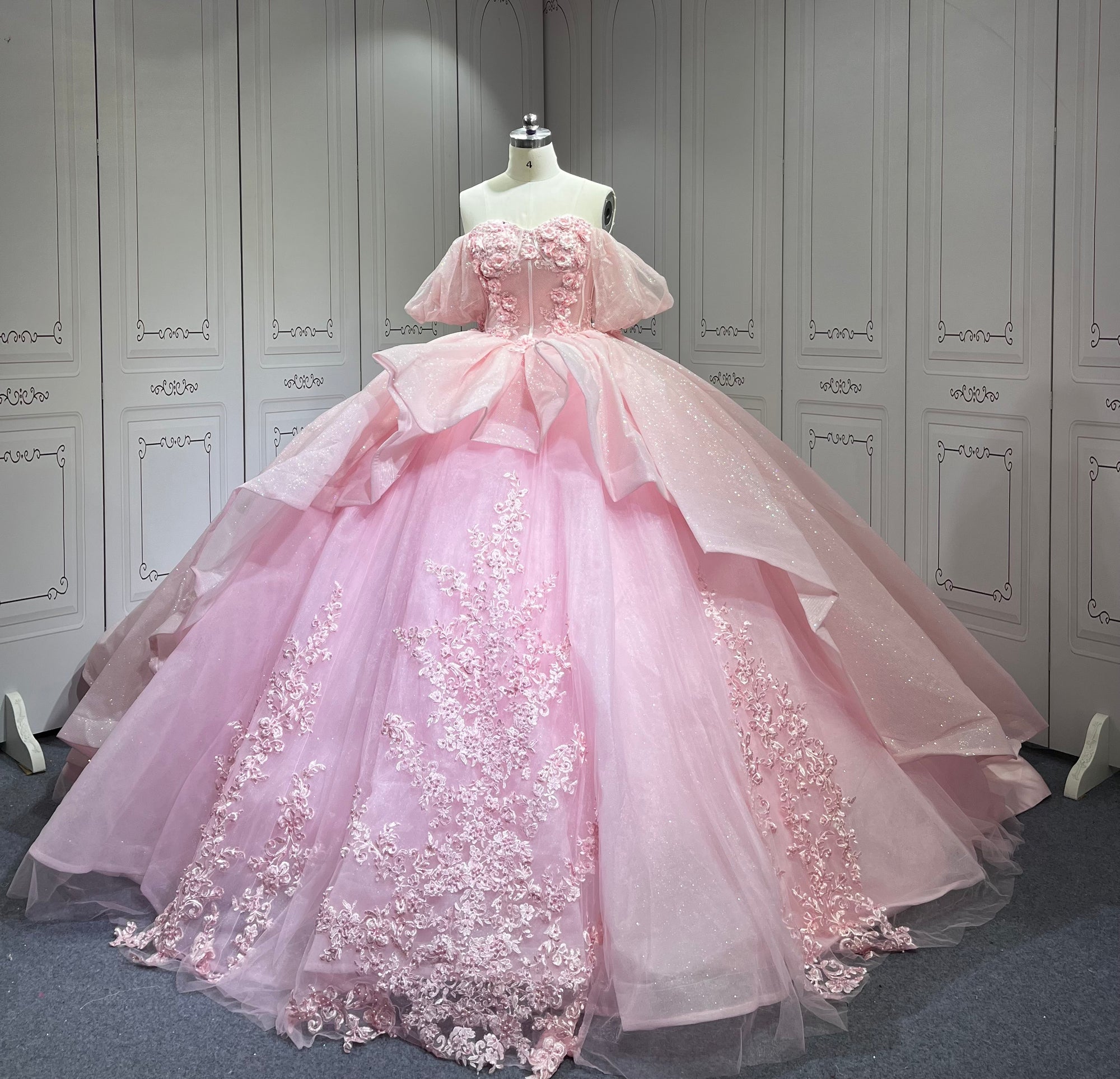 Mumuleo Princess Light Pink Quinceanera Dresses Vestidos De 15 Anos Vestidos Quinceaeras Rosa