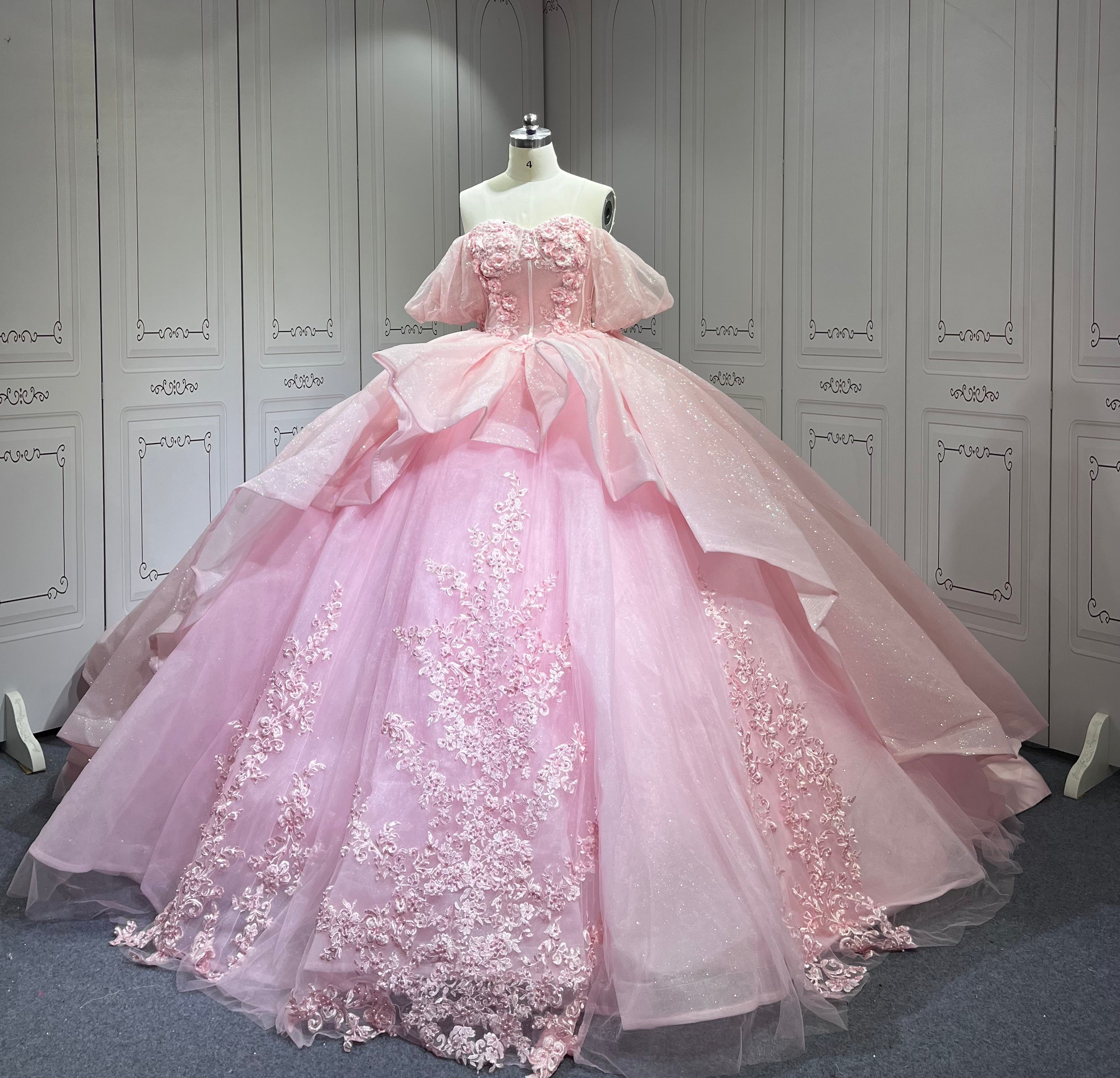 Mumuleo Princess Light Pink Quinceanera Dresses Vestidos De 15 Anos Vestidos Quinceaeras Rosa