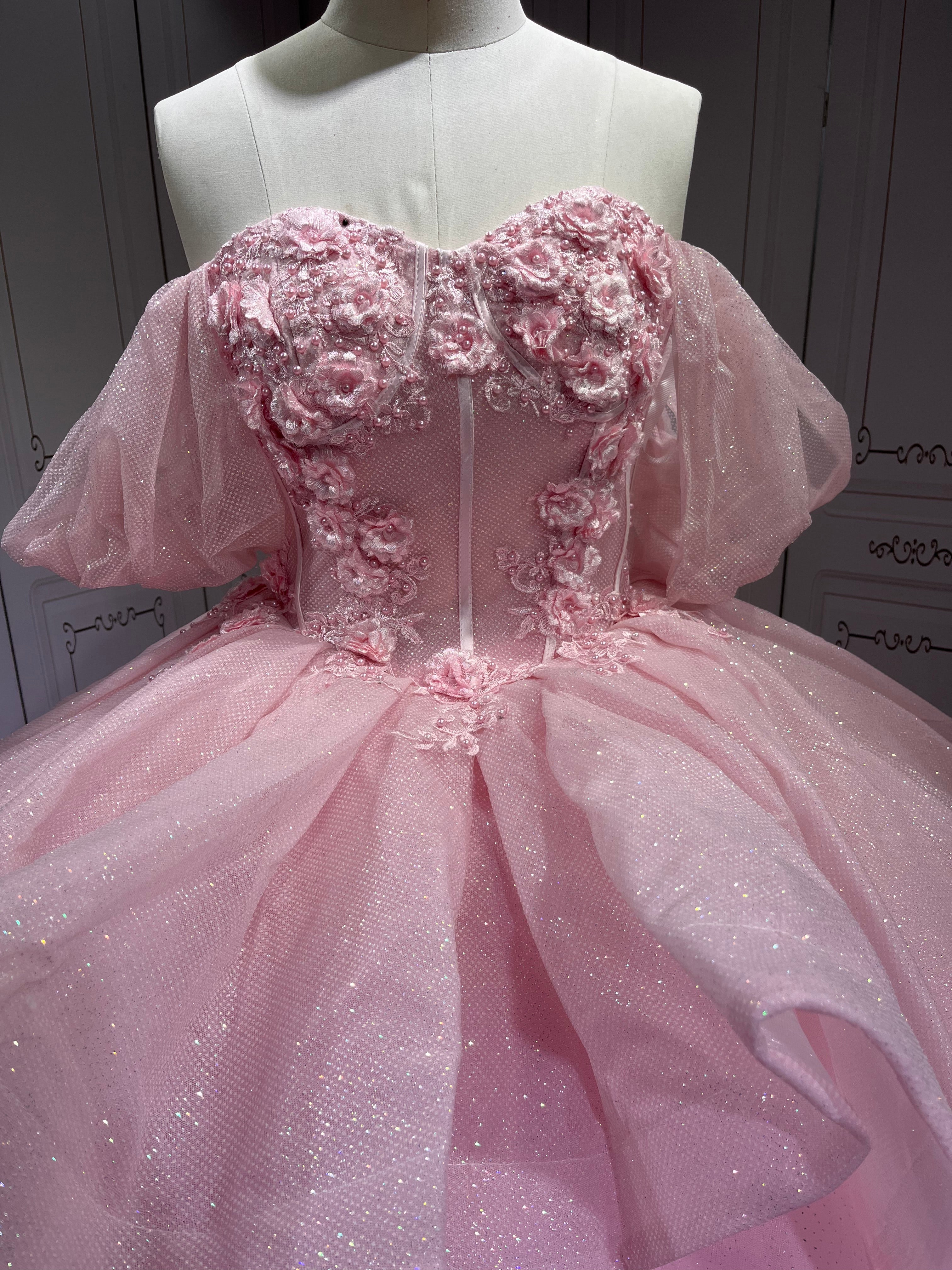 Mumuleo Princess Light Pink Quinceanera Dresses Vestidos De 15 Anos Vestidos Quinceaeras Rosa