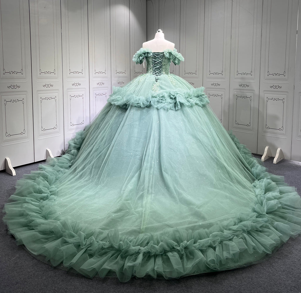 Mumuleo Sage Green Dresses for Quinceaeras Vestidos De Quince 15 Anos Plus Size Vestidos De Quinceaera 2025 Novia Civil