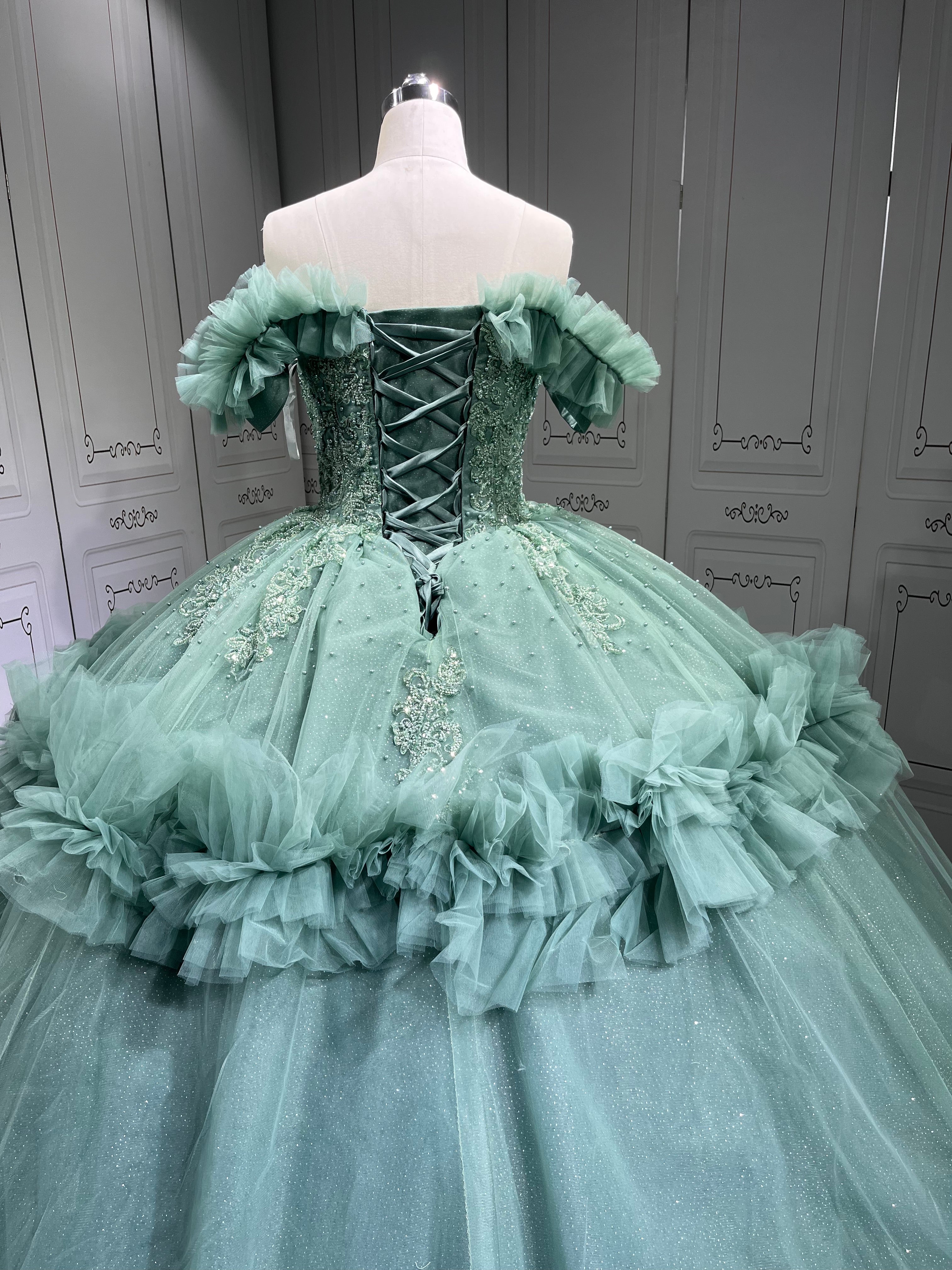 Mumuleo Sage Green Dresses for Quinceaeras Vestidos De Quince 15 Anos Plus Size Vestidos De Quinceaera 2025 Novia Civil