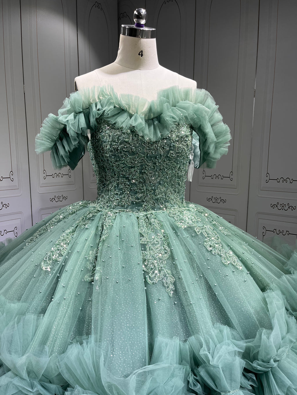 Mumuleo Sage Green Dresses for Quinceaeras Vestidos De Quince 15 Anos Plus Size Vestidos De Quinceaera 2025 Novia Civil