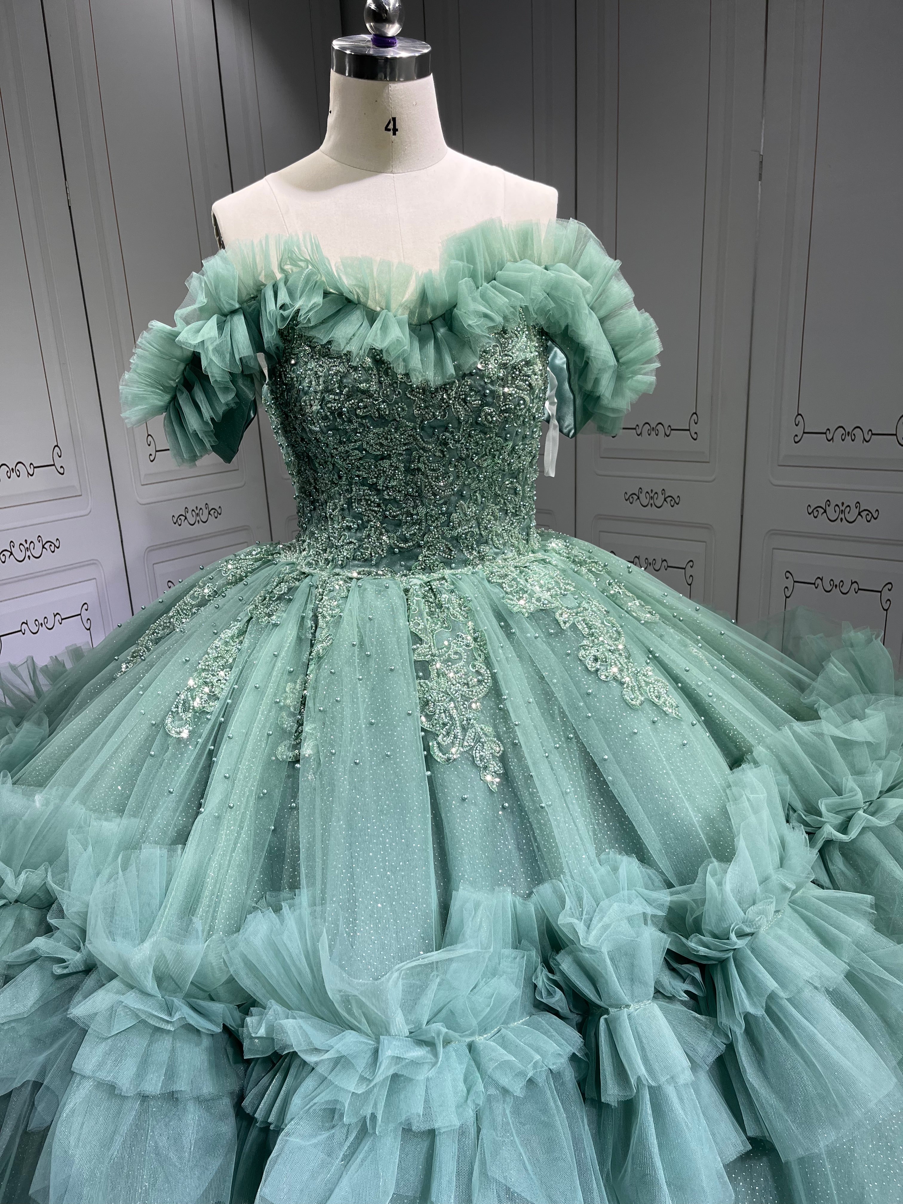 Mumuleo Sage Green Dresses for Quinceaeras Vestidos De Quince 15 Anos Plus Size Vestidos De Quinceaera 2025 Novia Civil