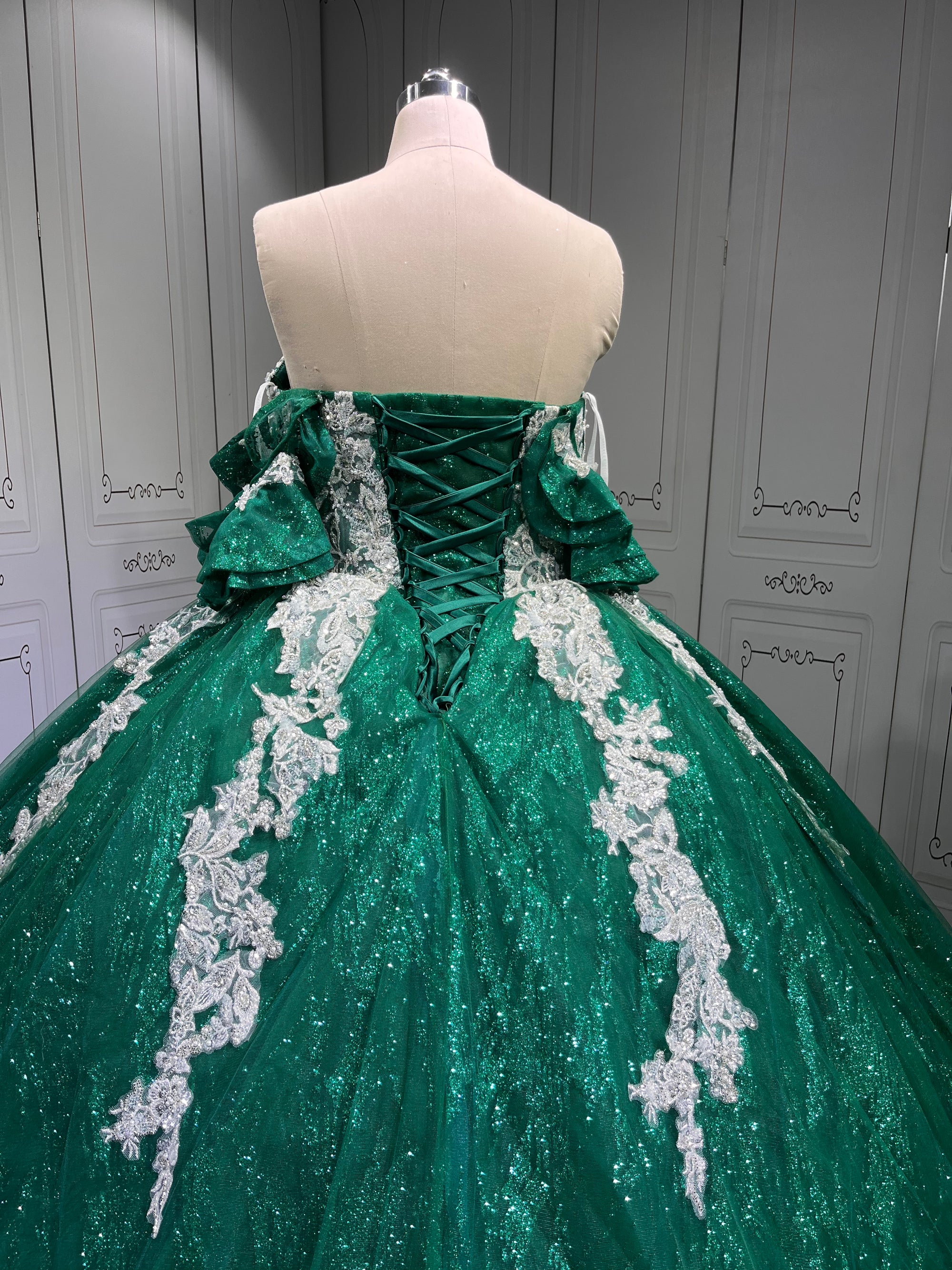 Mumuleo Emerald Green Quinceanera Dresses Vestidos De 15 De Xv Aos Quince 2025 Quinceaera Ball Gowns Vestidos Para 16 Aos