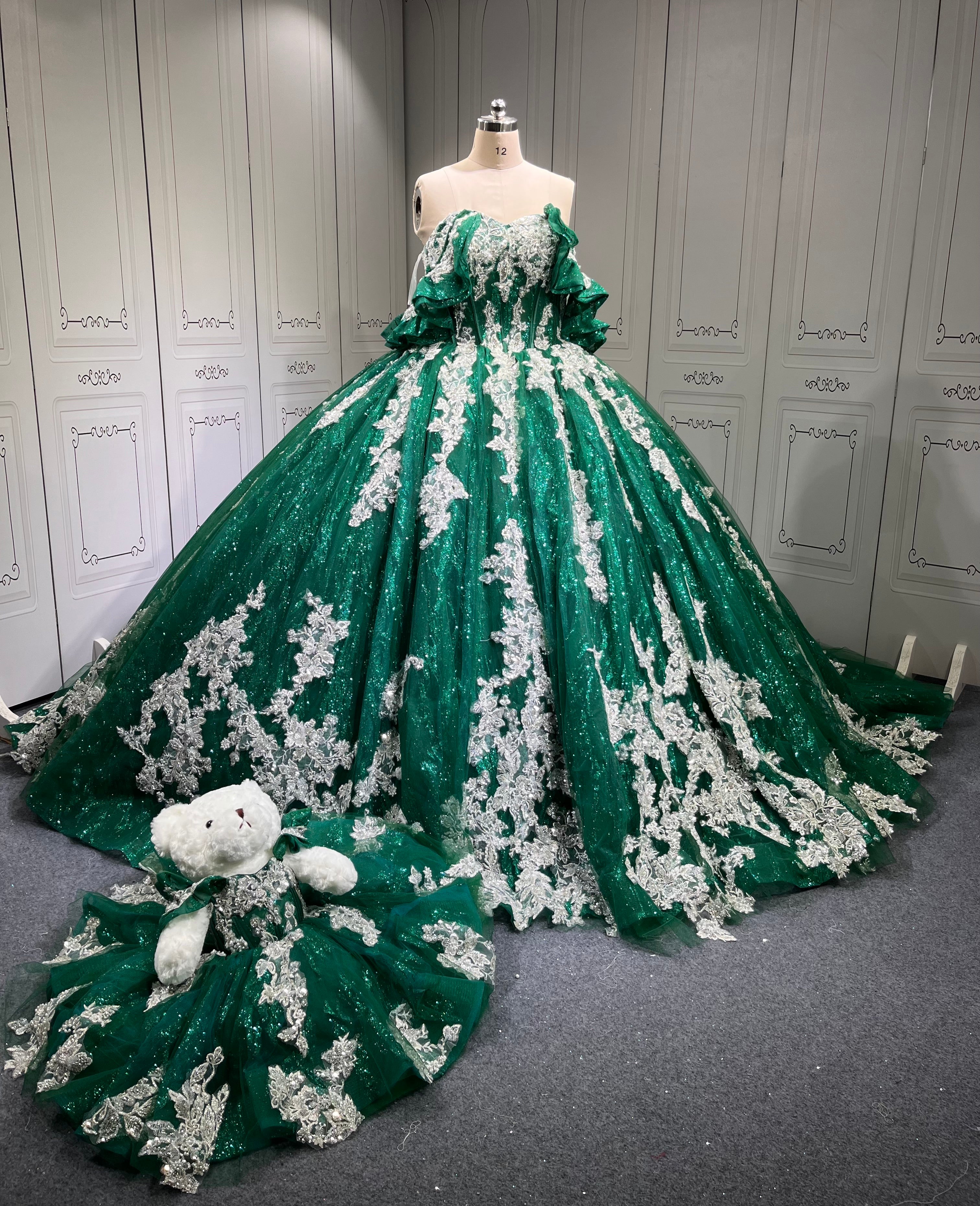 Mumuleo Emerald Green Quinceanera Dresses Vestidos De 15 De Xv Aos Quince 2025 Quinceaera Ball Gowns Vestidos Para 16 Aos