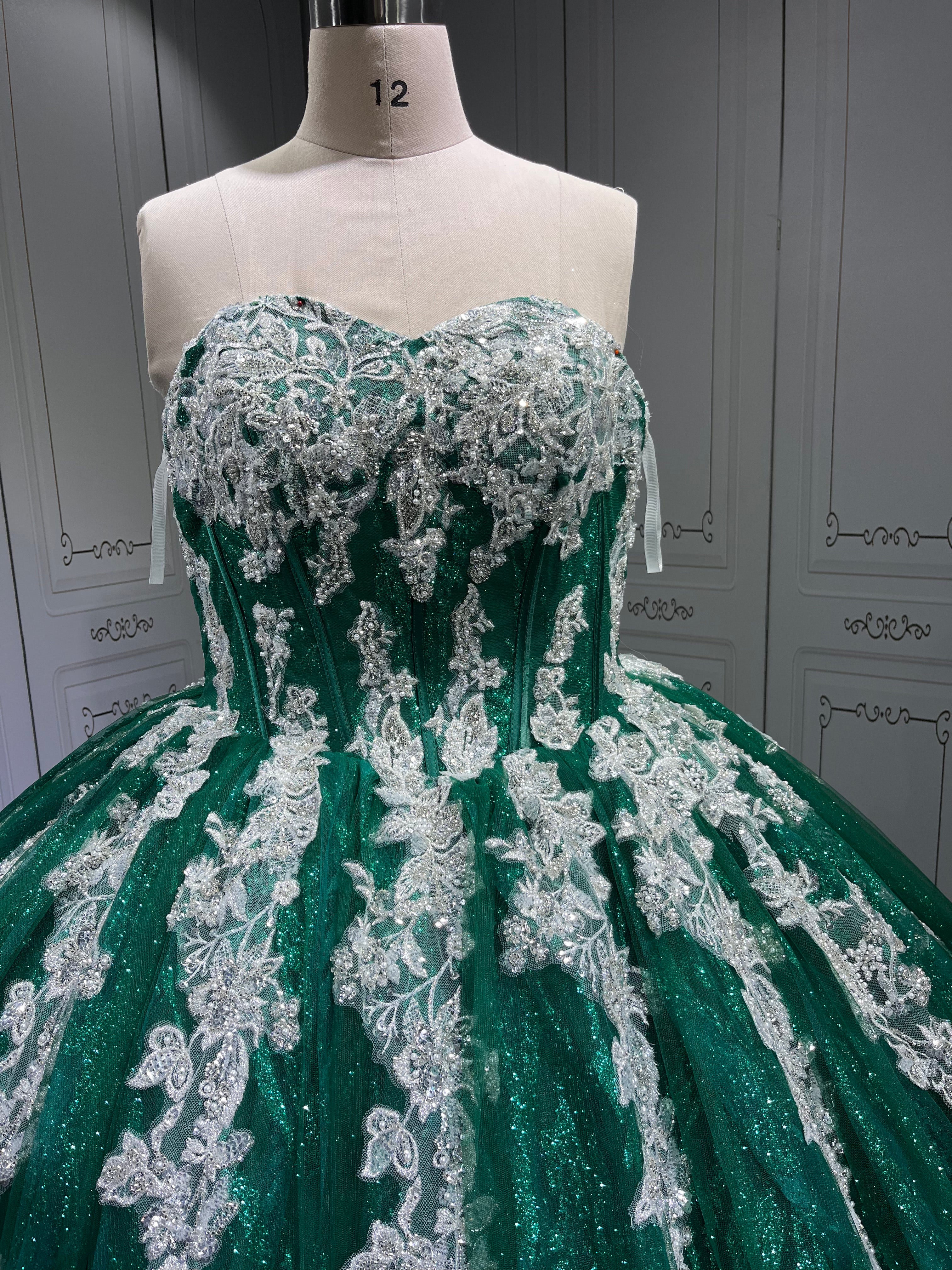 Mumuleo Emerald Green Quinceanera Dresses Vestidos De 15 De Xv Aos Quince 2025 Quinceaera Ball Gowns Vestidos Para 16 Aos