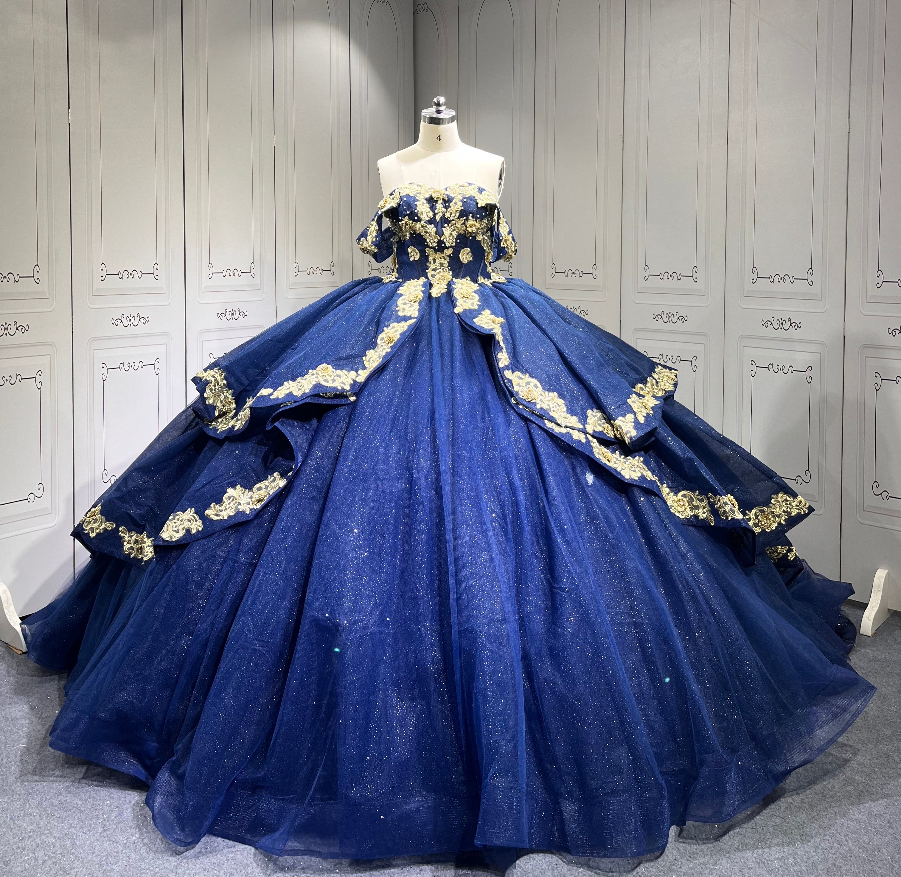 Mumuleo Navy Blue Quinceanera Dresses Vestidos De 15 De Xv Aos Quince 2025 Quinceaera Ball Gowns Vestidos Para 16 Aos