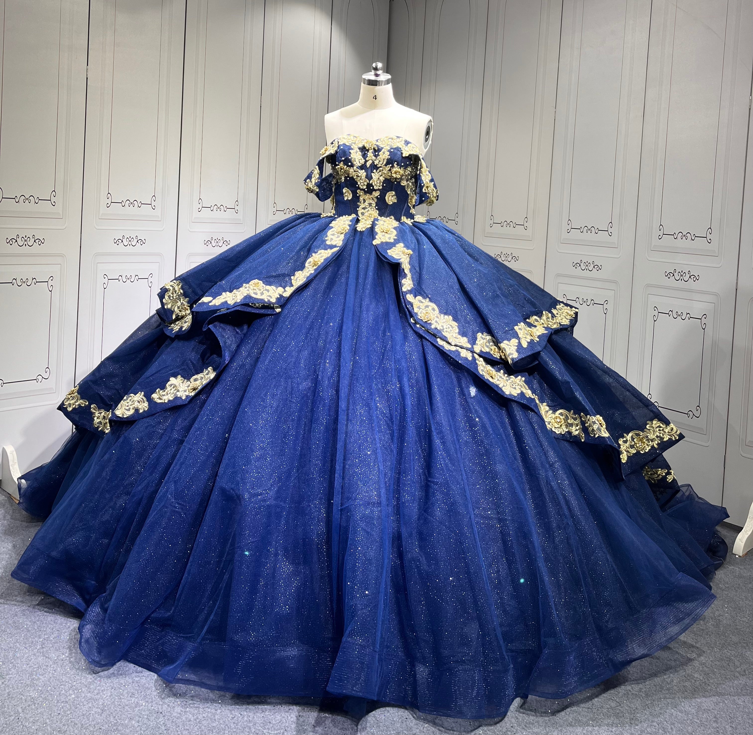 Mumuleo Navy Blue Quinceanera Dresses Vestidos De 15 De Xv Aos Quince 2025 Quinceaera Ball Gowns Vestidos Para 16 Aos