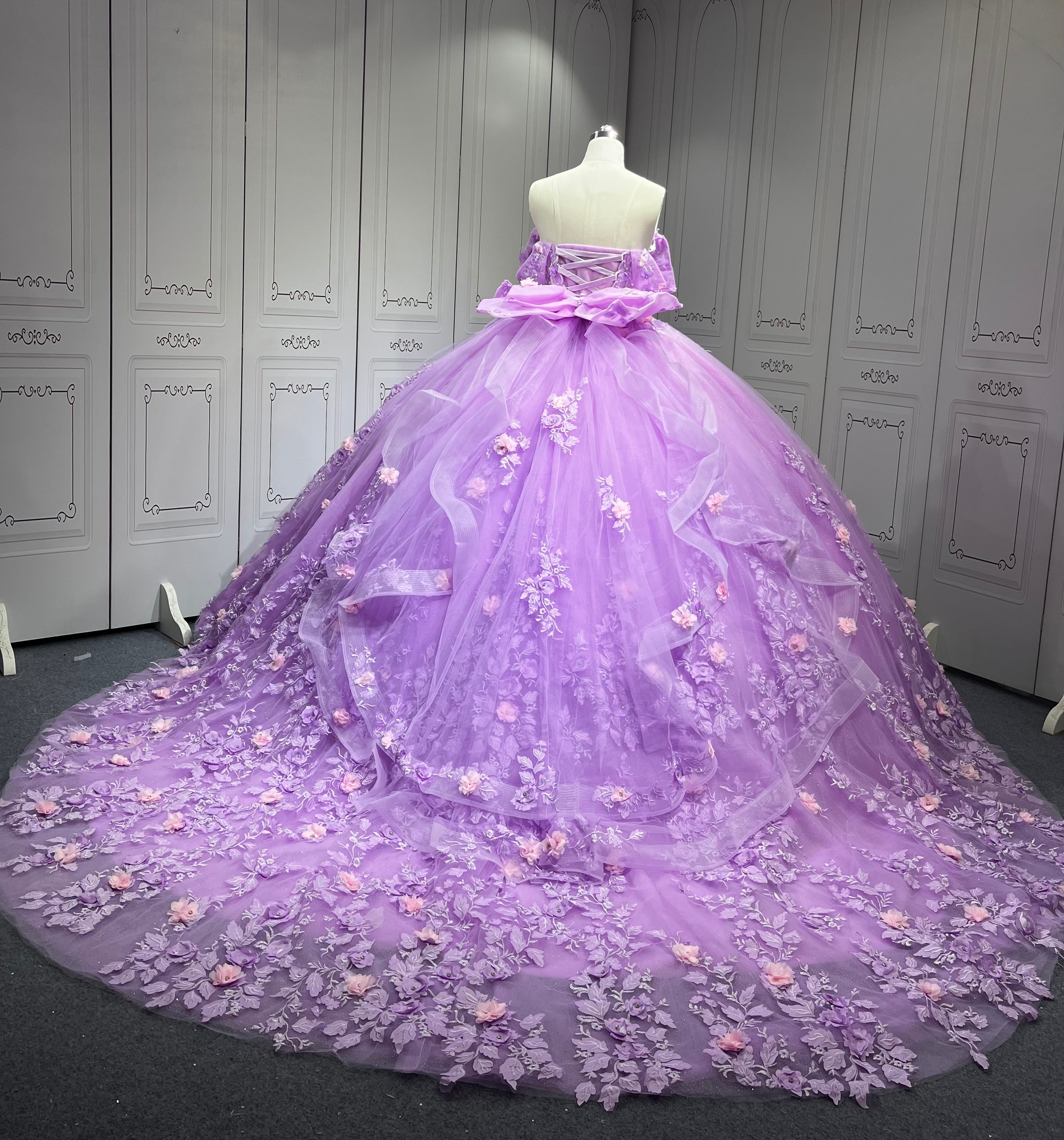 Mumuleo LilacLight Purple Quinceanera Dress Vestidos De Novia Quinceaera Ball Gowns Para Aos Xv 15 Year Old Dresses