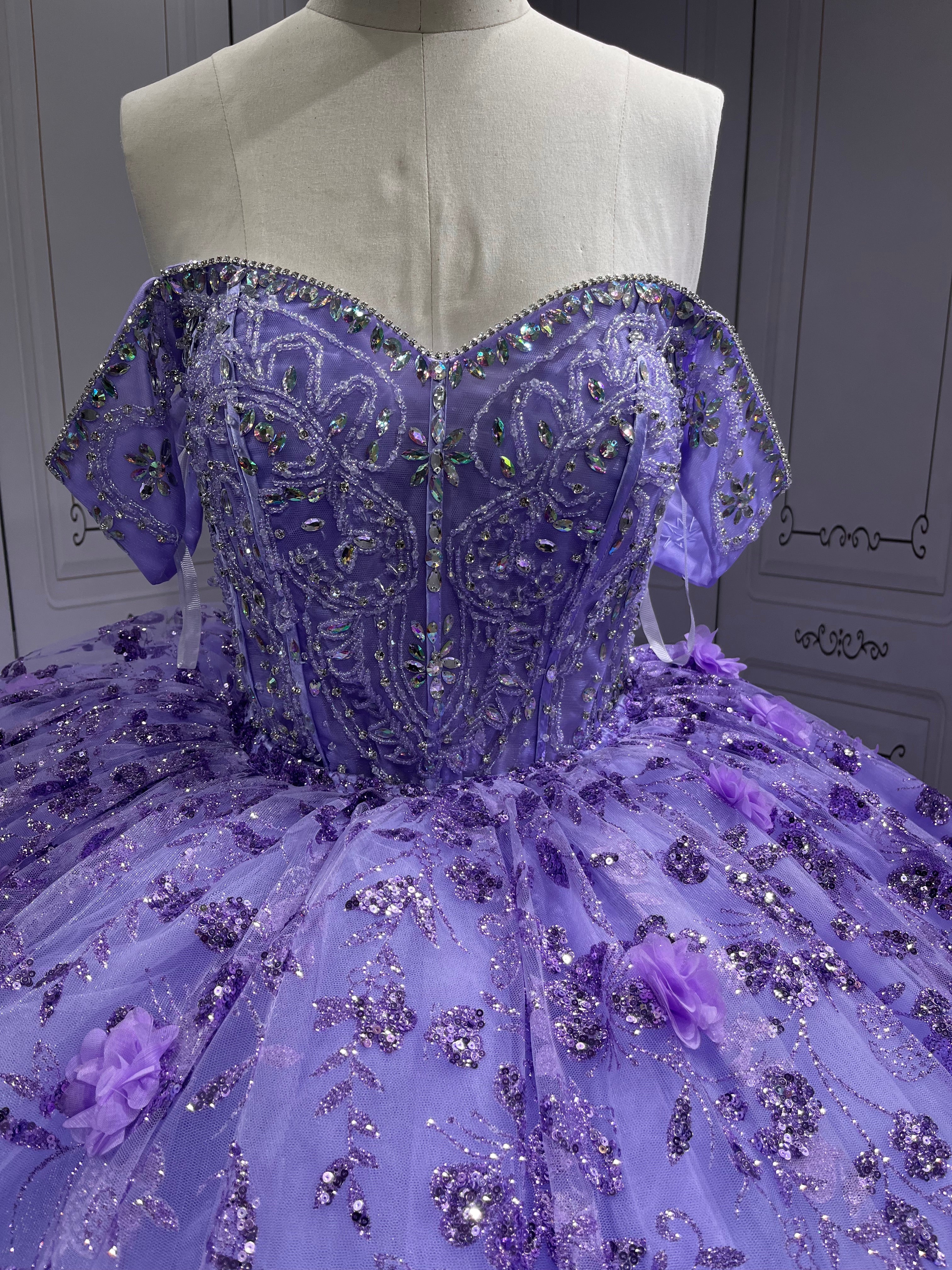 2025 Mumuleo Lilac 4 in 1 Quinceanera Dresses Vestidos Para De 15 Aos De Blanco De Quinceaera De Mariposa De 15 Aos Color Vino