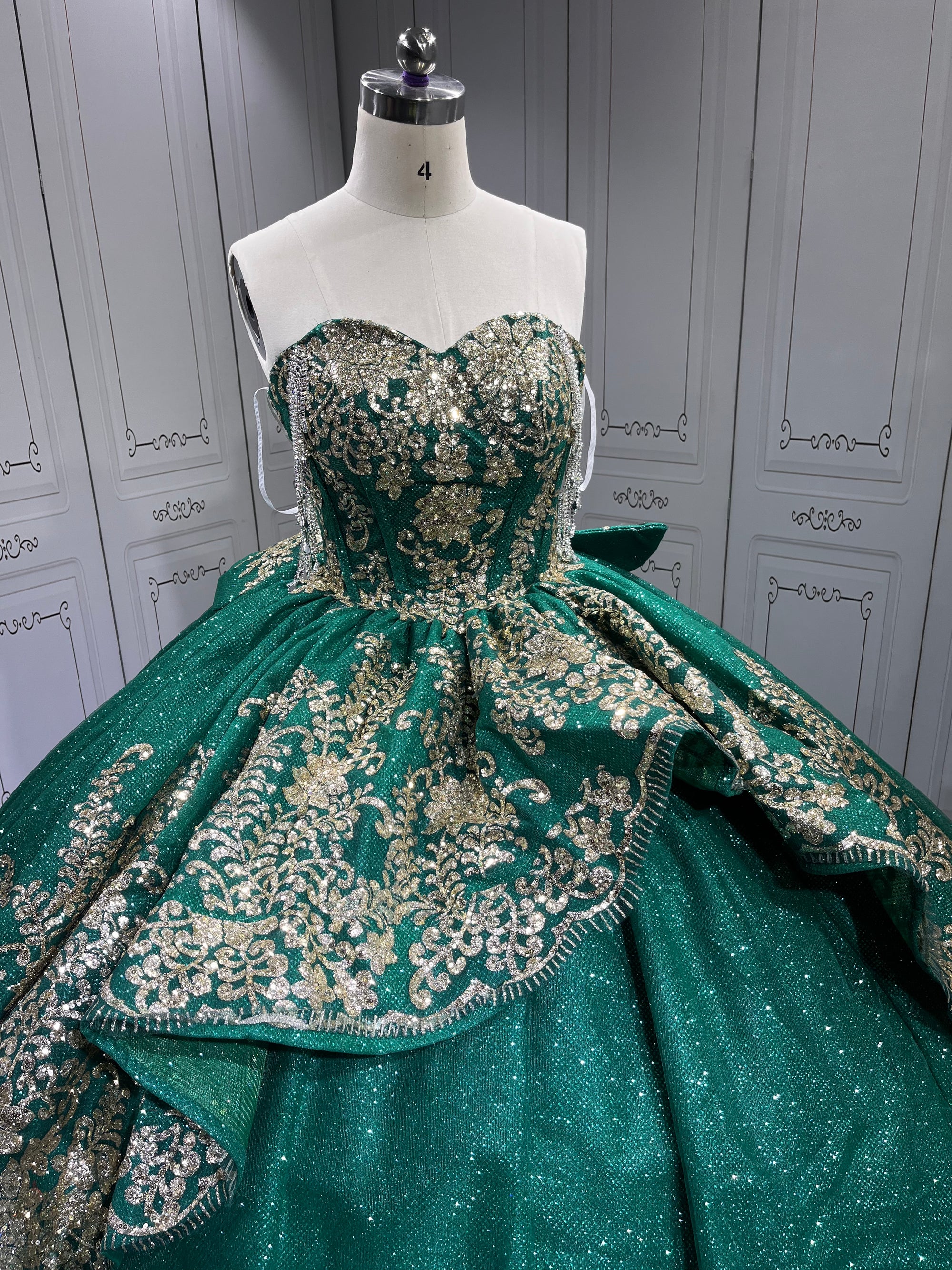 Mumuleo Emerald Green Quinceanera Dresses 2025 Sweet 16 Vestidos De Fiesta Vestidos De 15 Aos XV Para Economic