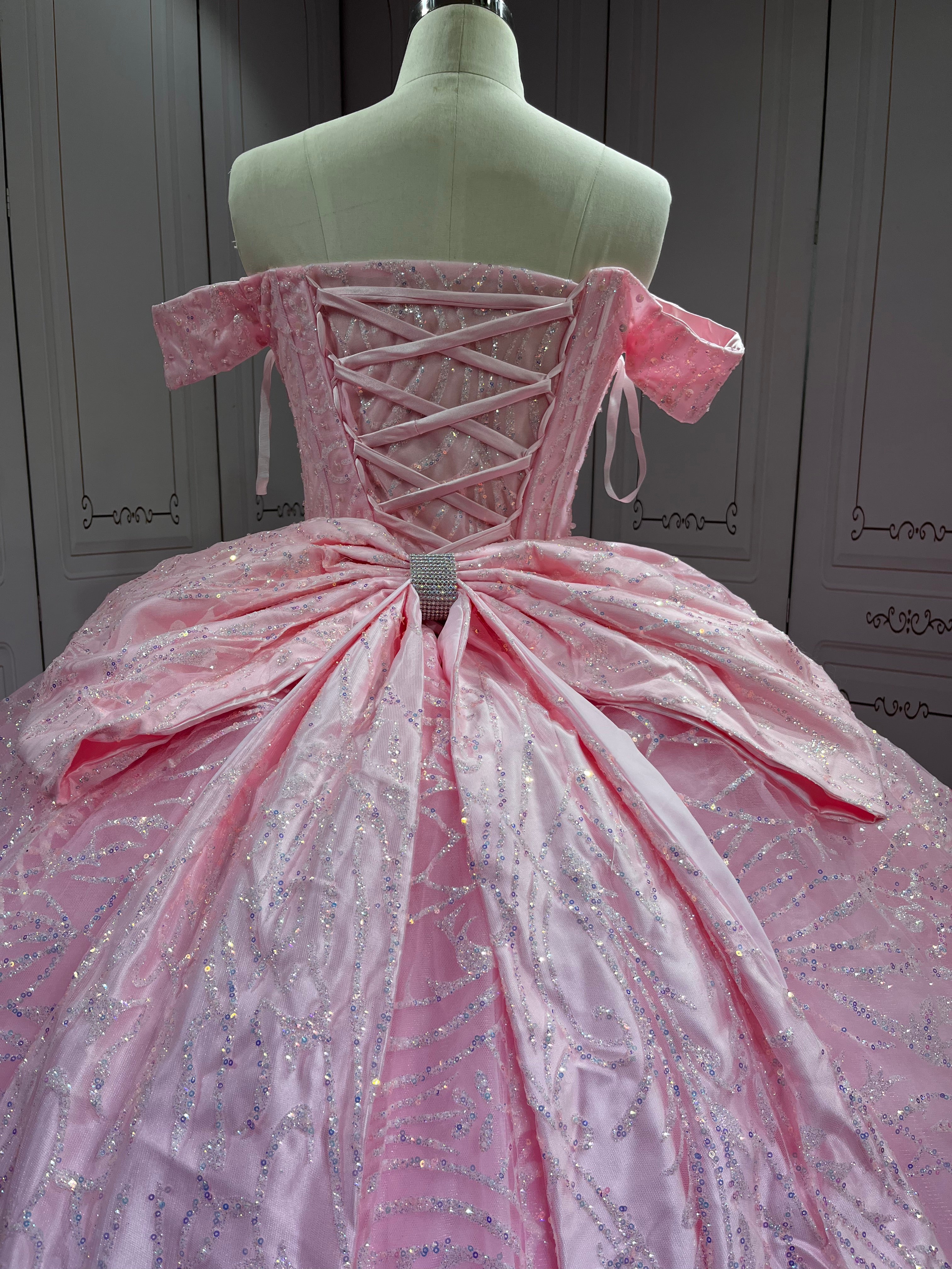 Mumuleo Pink Quinceanera Dresses Vestidos De 15 Aos De Color Morado Verde aos Ball Gowns Vestidos De Quinceaera