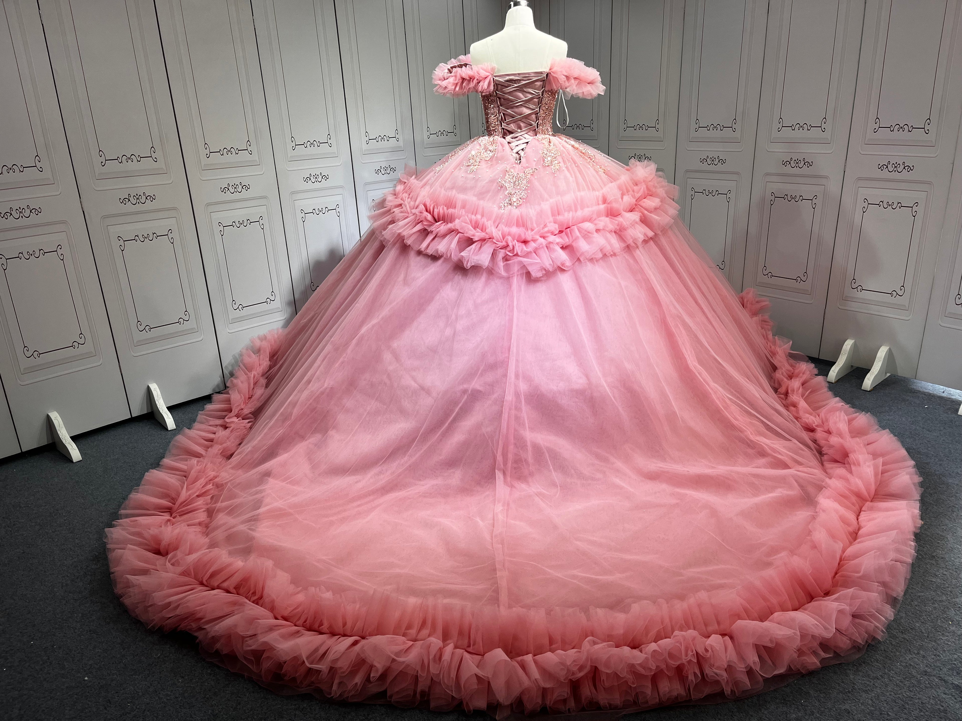 Mauve Vestidos De 15 Anos Customized Ball Gown 15 Year Old Quinceanera Dresses 2025 Ruffled Sweet 16 Evening Party Dress