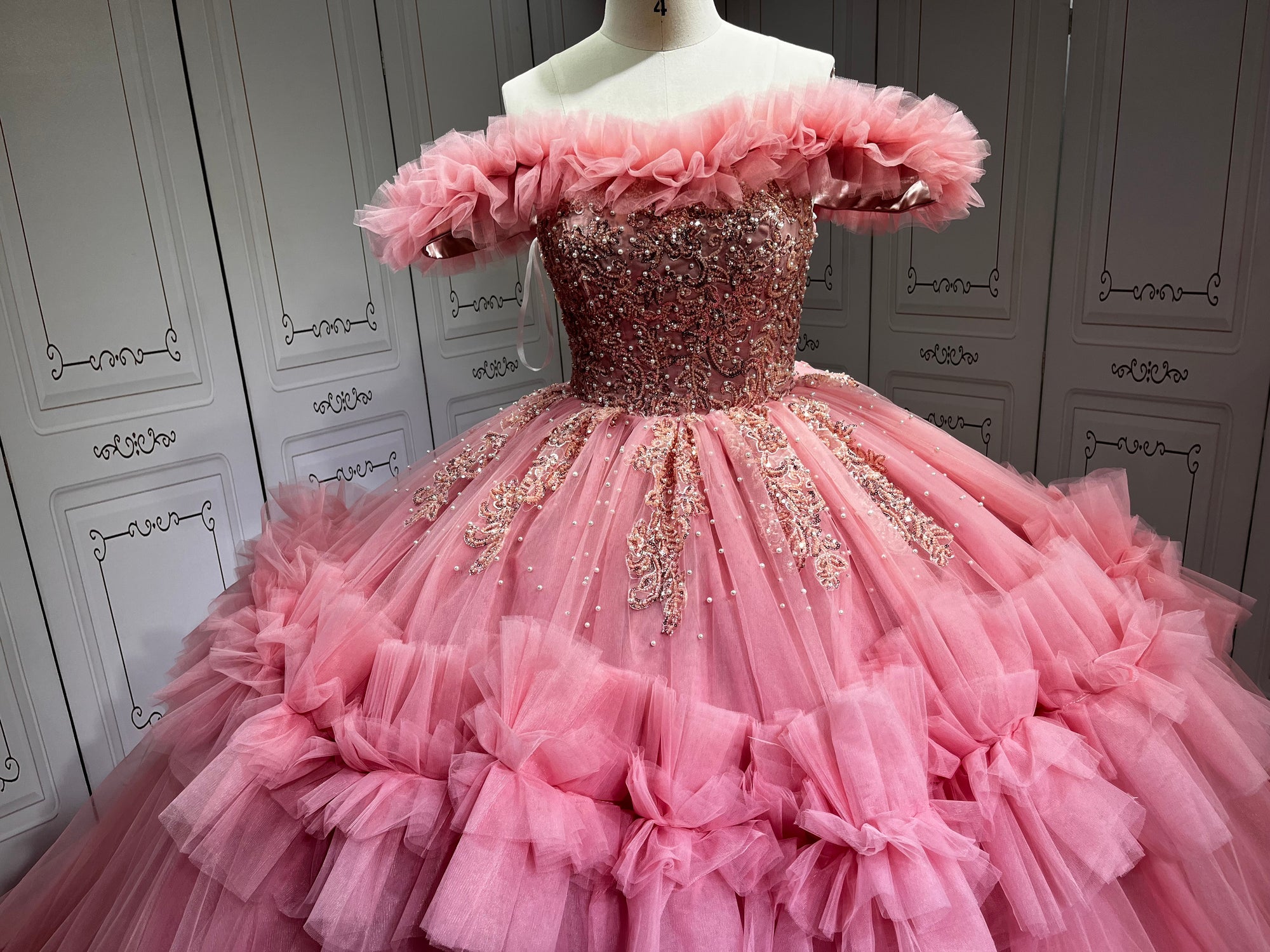 Mauve Vestidos De 15 Anos Customized Ball Gown 15 Year Old Quinceanera Dresses 2025 Ruffled Sweet 16 Evening Party Dress