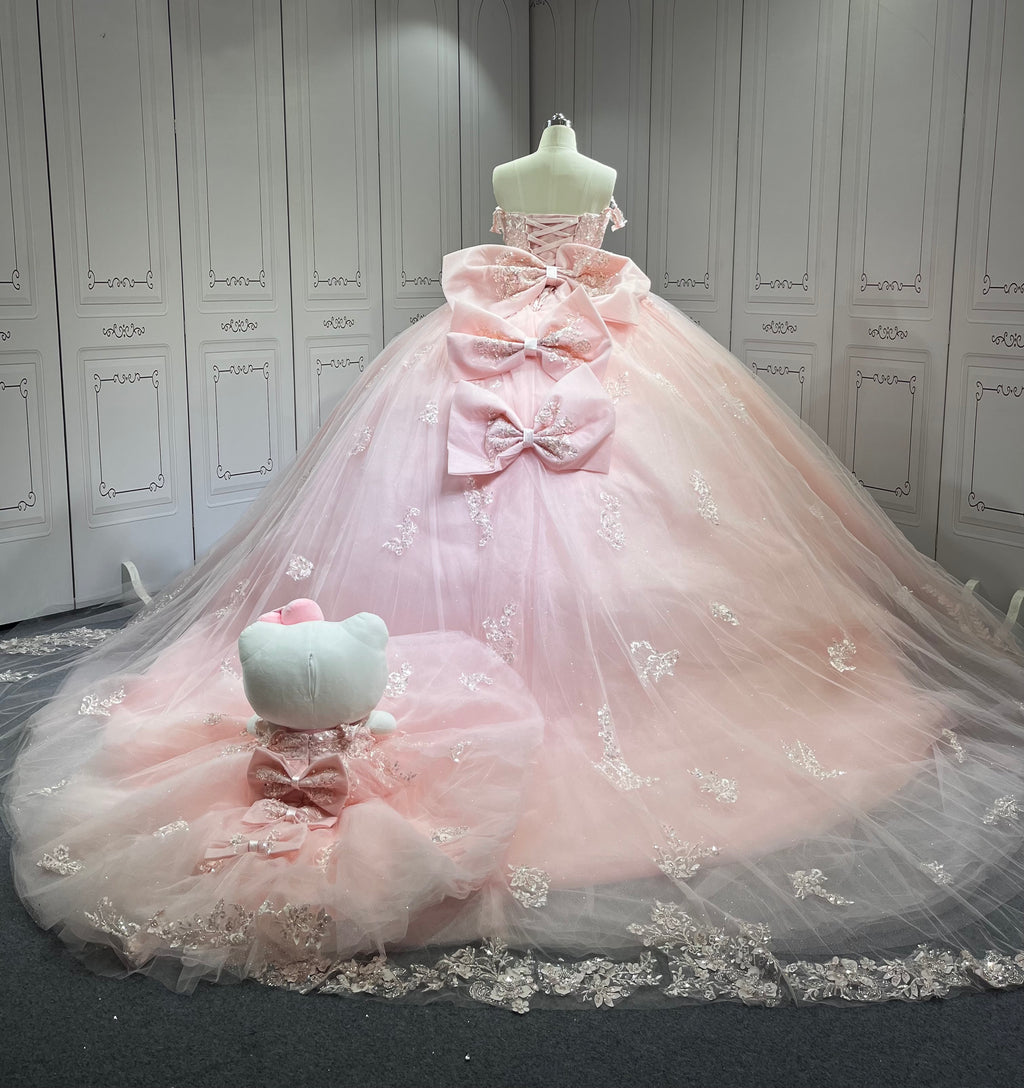 Pink Quinceanera Dresses Vestidos De 15 Quinceaneras Anos Abiti Da Cerimonia Festa 2025 Princess Dress Vestidos Para Mujer
