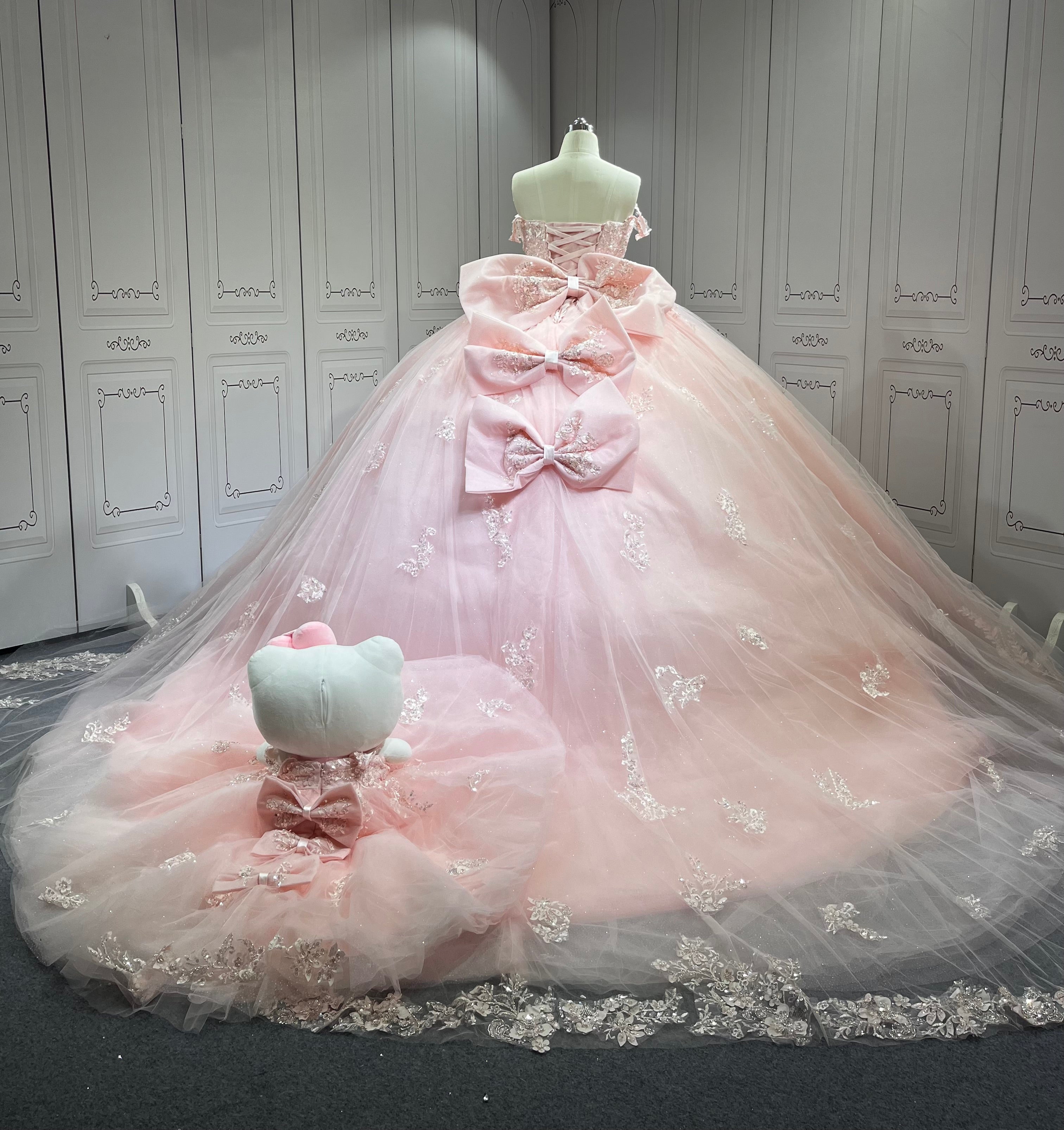 Pink Quinceanera Dresses Vestidos De 15 Quinceaneras Anos Abiti Da Cerimonia Festa 2025 Princess Dress Vestidos Para Mujer