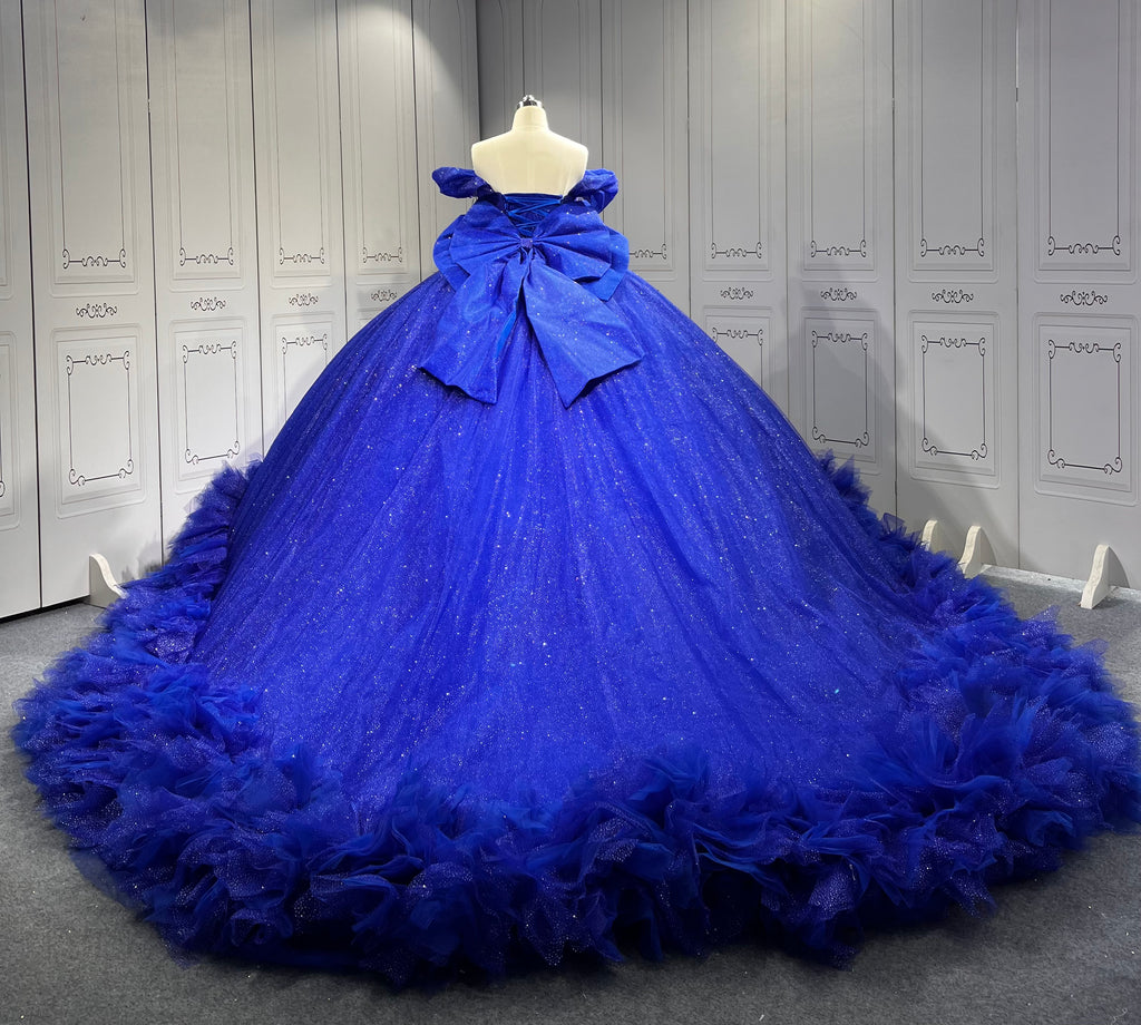 Mumuleo Royal Blue Quinceanera Dress Azul Vestidos De 15 Quinceaera Para 2025 Miss XV Vestido Vestidos Para 15 Aos