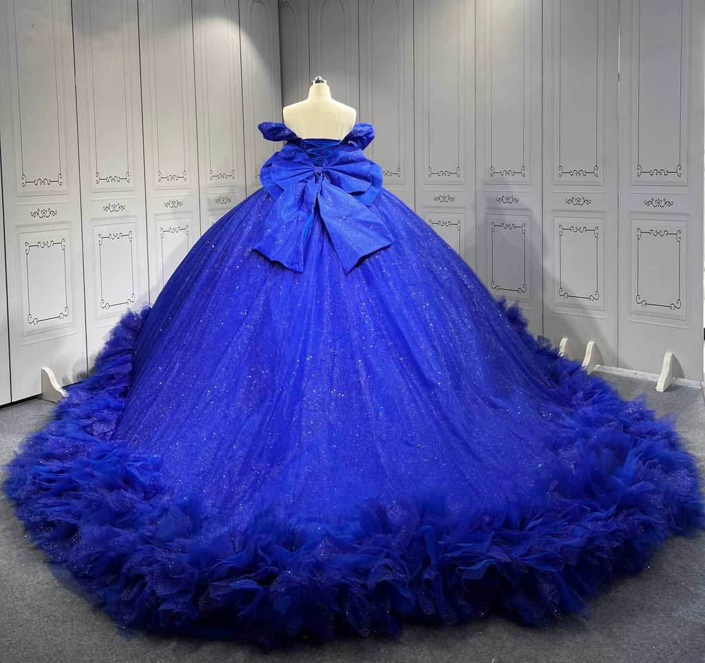 Mumuleo Royal Blue Quinceanera Dress Azul Vestidos De 15 Quinceaera Para 2025 Miss XV Vestido Vestidos Para 15 Aos