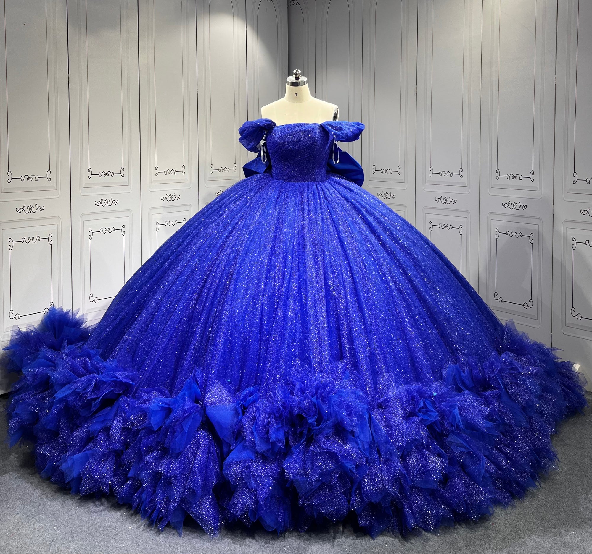 Mumuleo Royal Blue Quinceanera Dress Azul Vestidos De 15 Quinceaera Para 2025 Miss XV Vestido Vestidos Para 15 Aos