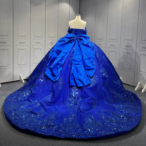 2025 Blue Quinceanera Dresses Princess Ball Gown Lace Appliques Sweetheart Girls Sweet 15 Vestidos De 15 Anos
