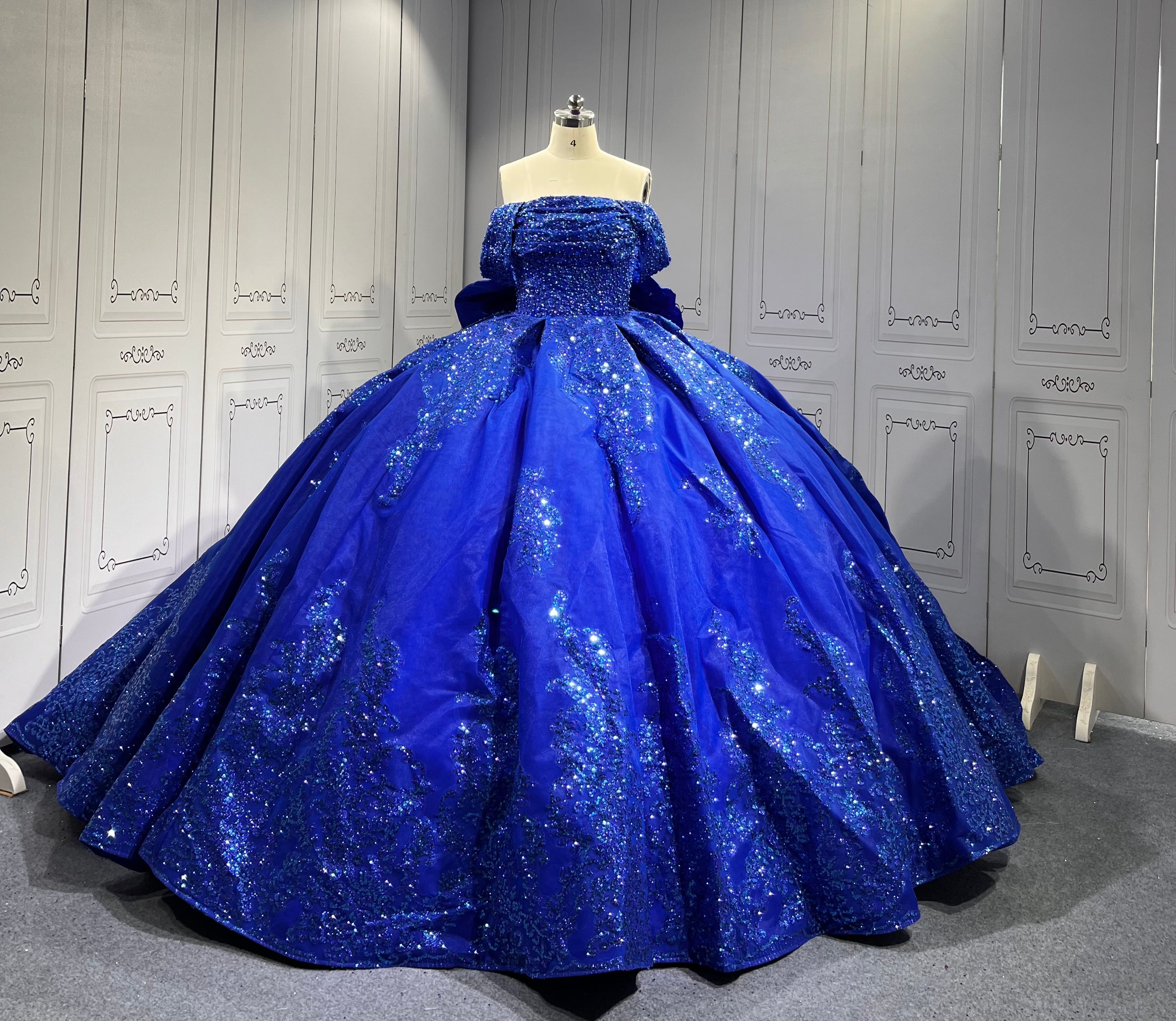 2025 Blue Quinceanera Dresses Princess Ball Gown Lace Appliques Sweetheart Girls Sweet 15 Vestidos De 15 Anos