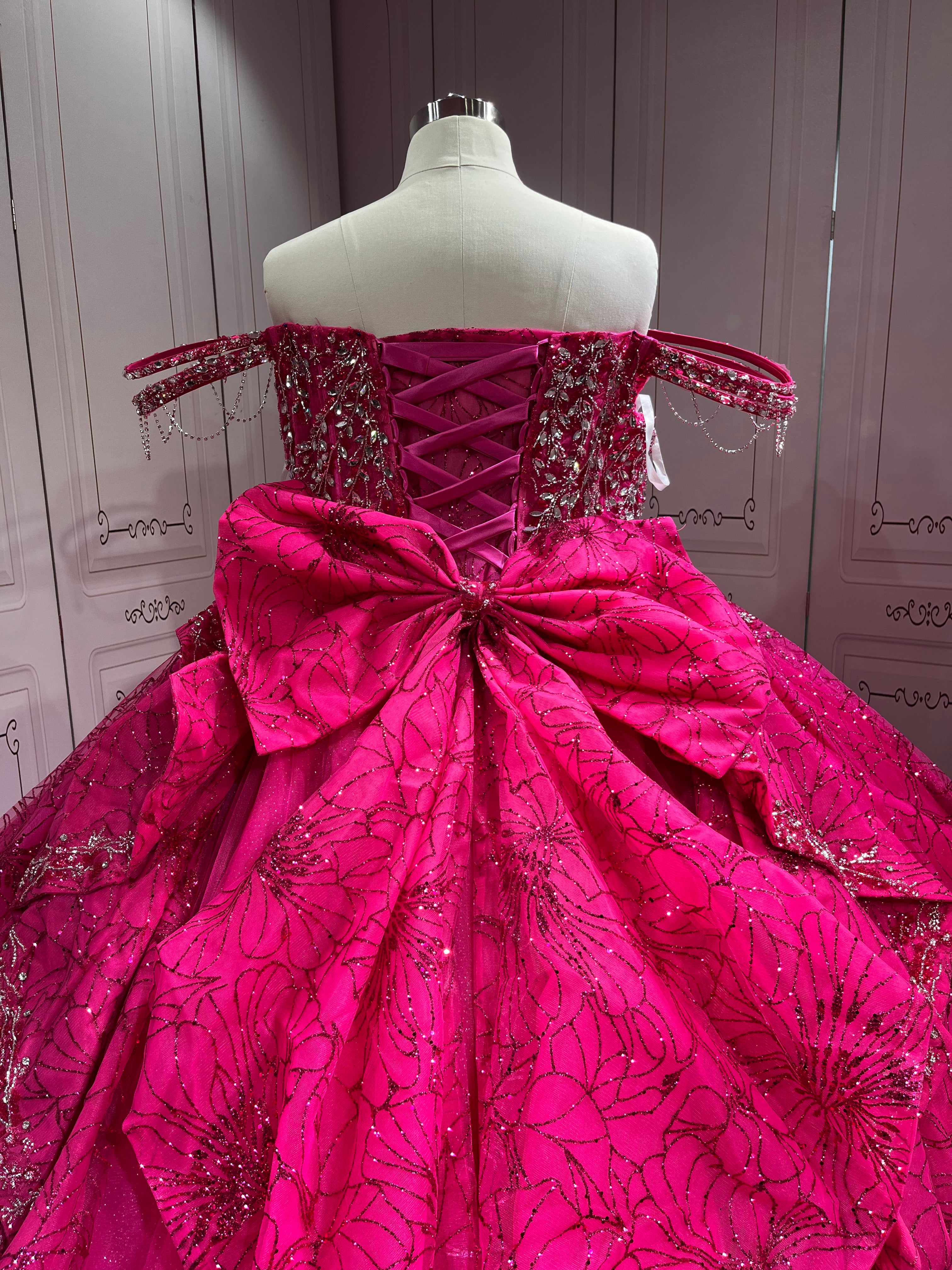 Mumuleo Fuchsia Sweet 16 Dresses Plus Size Quinceanera Gown Affordable Miss XV Vestidos De Quinceaera 15 Anos 2025 De Xv