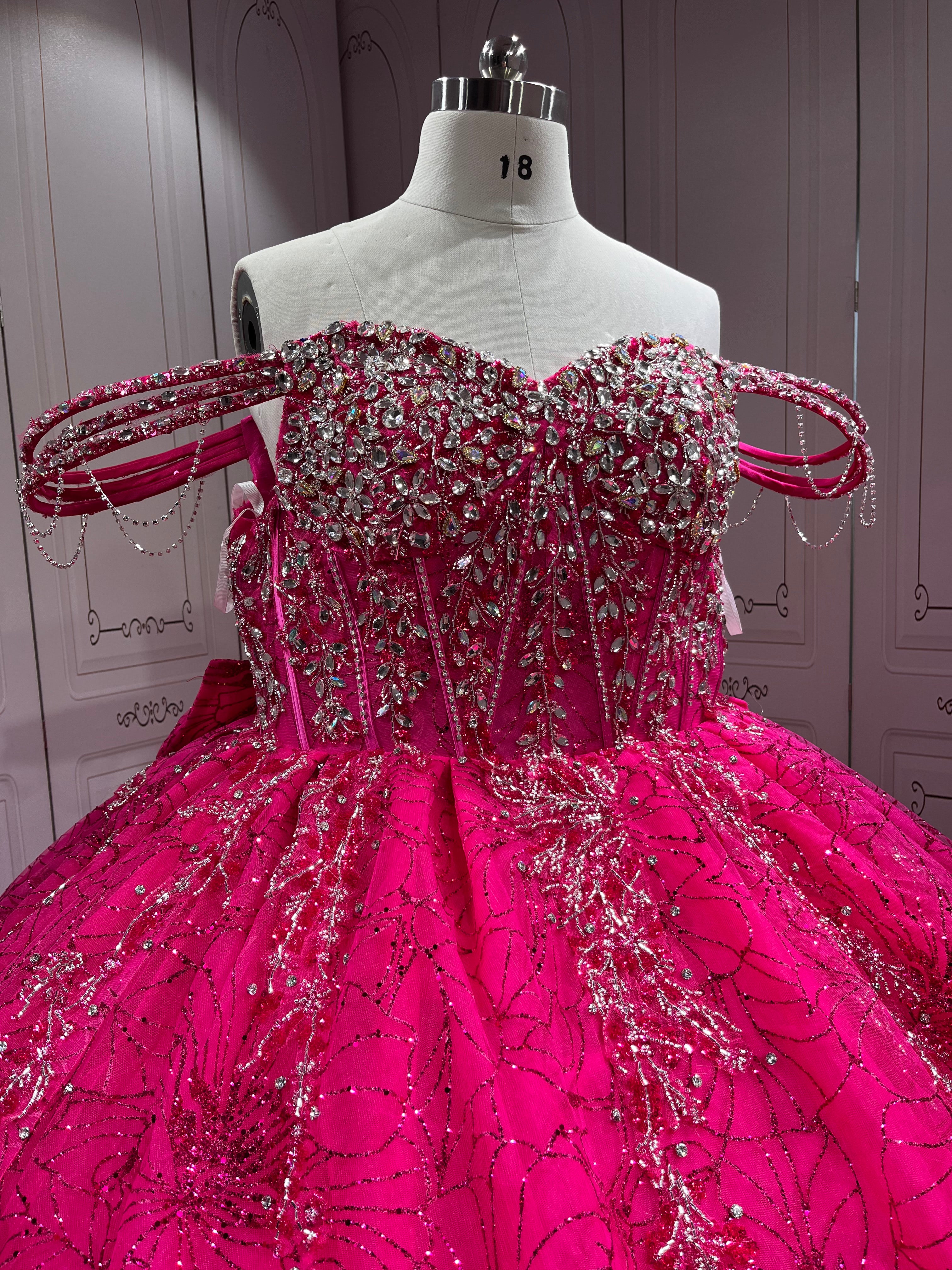 Mumuleo Fuchsia Sweet 16 Dresses Plus Size Quinceanera Gown Affordable Miss XV Vestidos De Quinceaera 15 Anos 2025 De Xv
