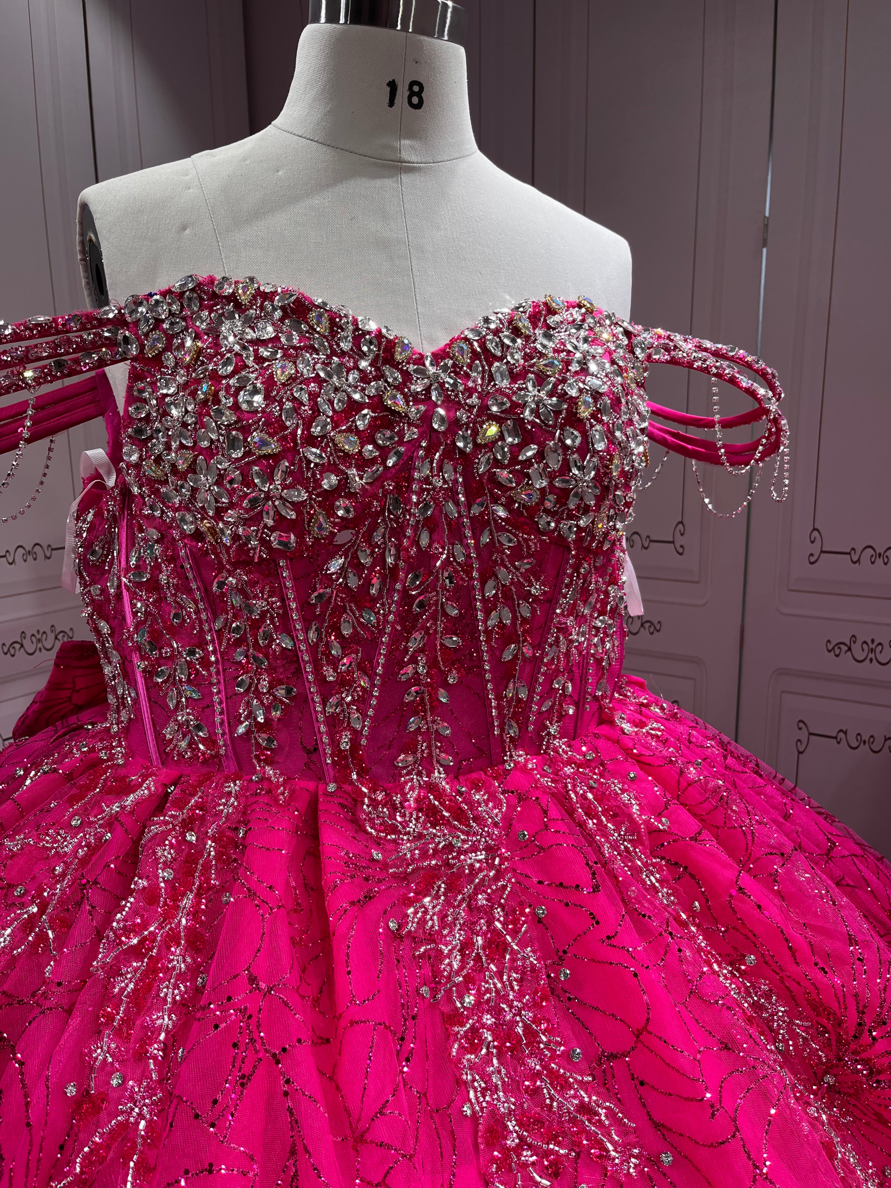 Mumuleo Fuchsia Sweet 16 Dresses Plus Size Quinceanera Gown Affordable Miss XV Vestidos De Quinceaera 15 Anos 2025 De Xv