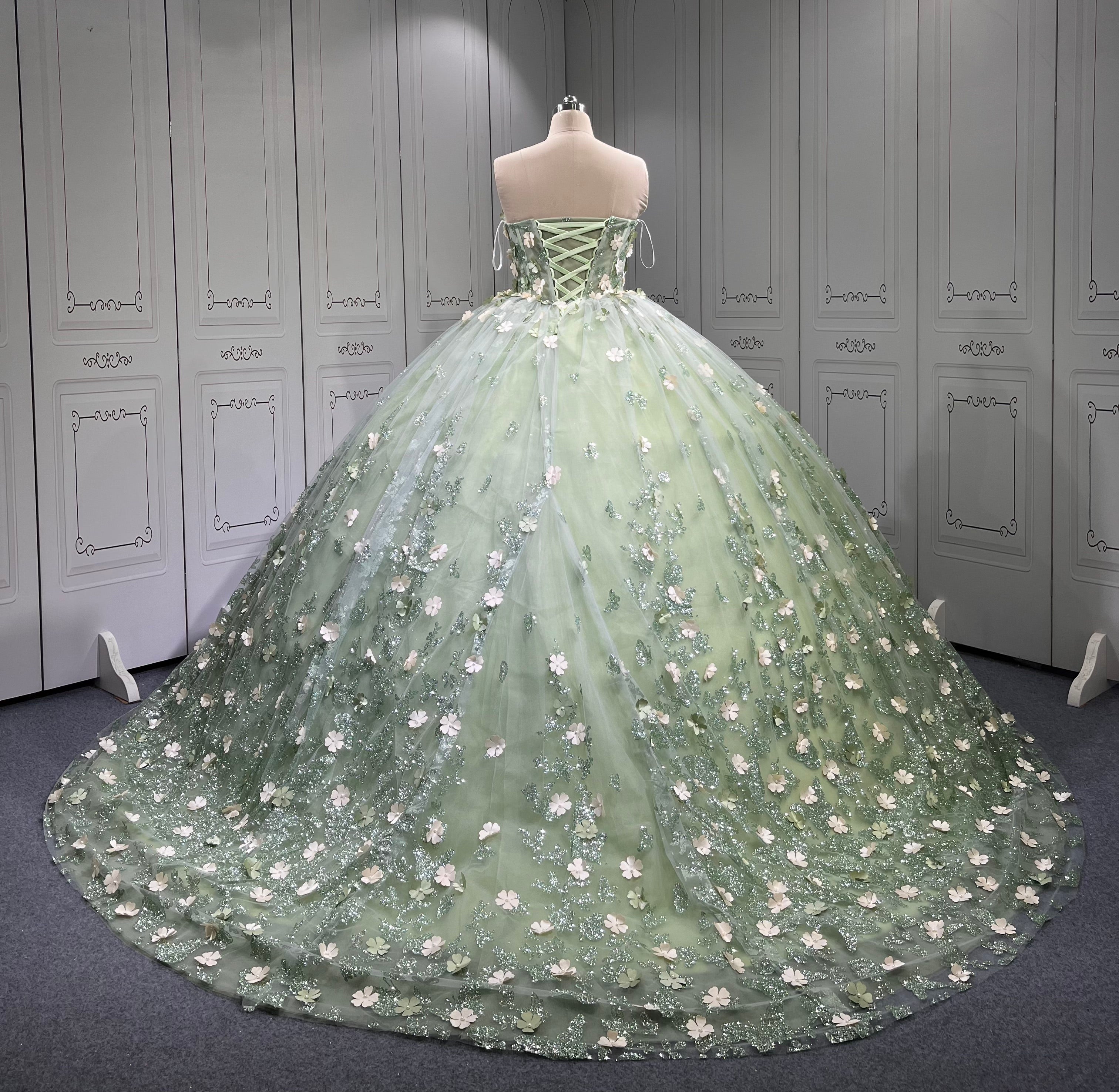 Mumuleo Sage Green Quinceanera Dresses Mexican Vestidos De Quinceaera 2025 Vestidos Para Me Da Noiva Dulces 16 Vestidos