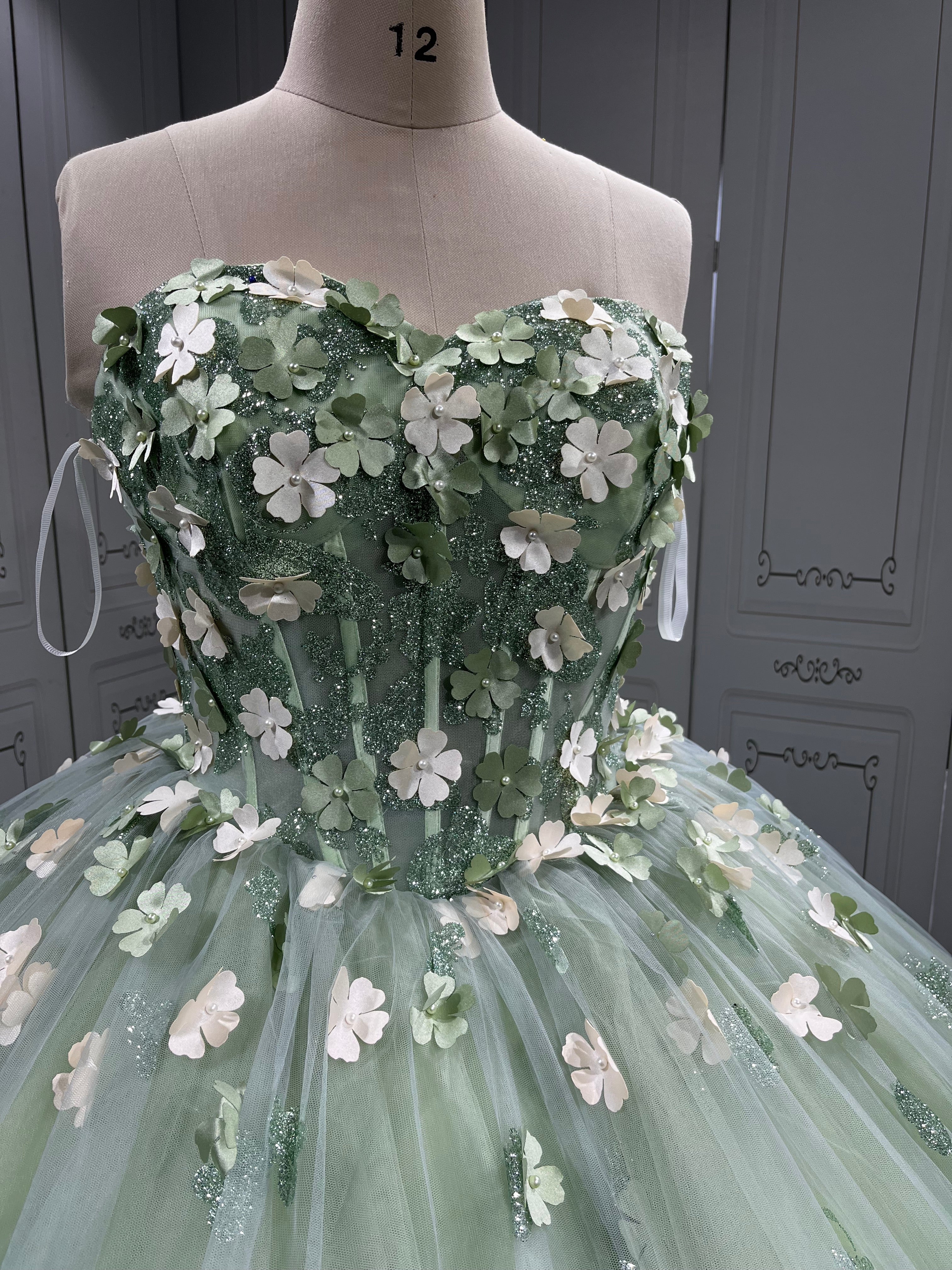 Mumuleo Sage Green Quinceanera Dresses Mexican Vestidos De Quinceaera 2025 Vestidos Para Me Da Noiva Dulces 16 Vestidos