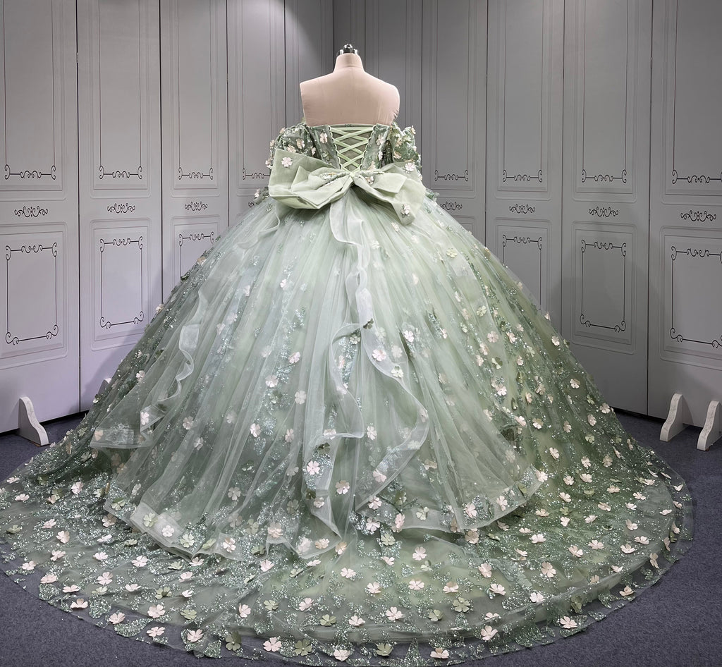 Mumuleo Sage Green Quinceanera Dresses Mexican Vestidos De Quinceaera 2025 Vestidos Para Me Da Noiva Dulces 16 Vestidos