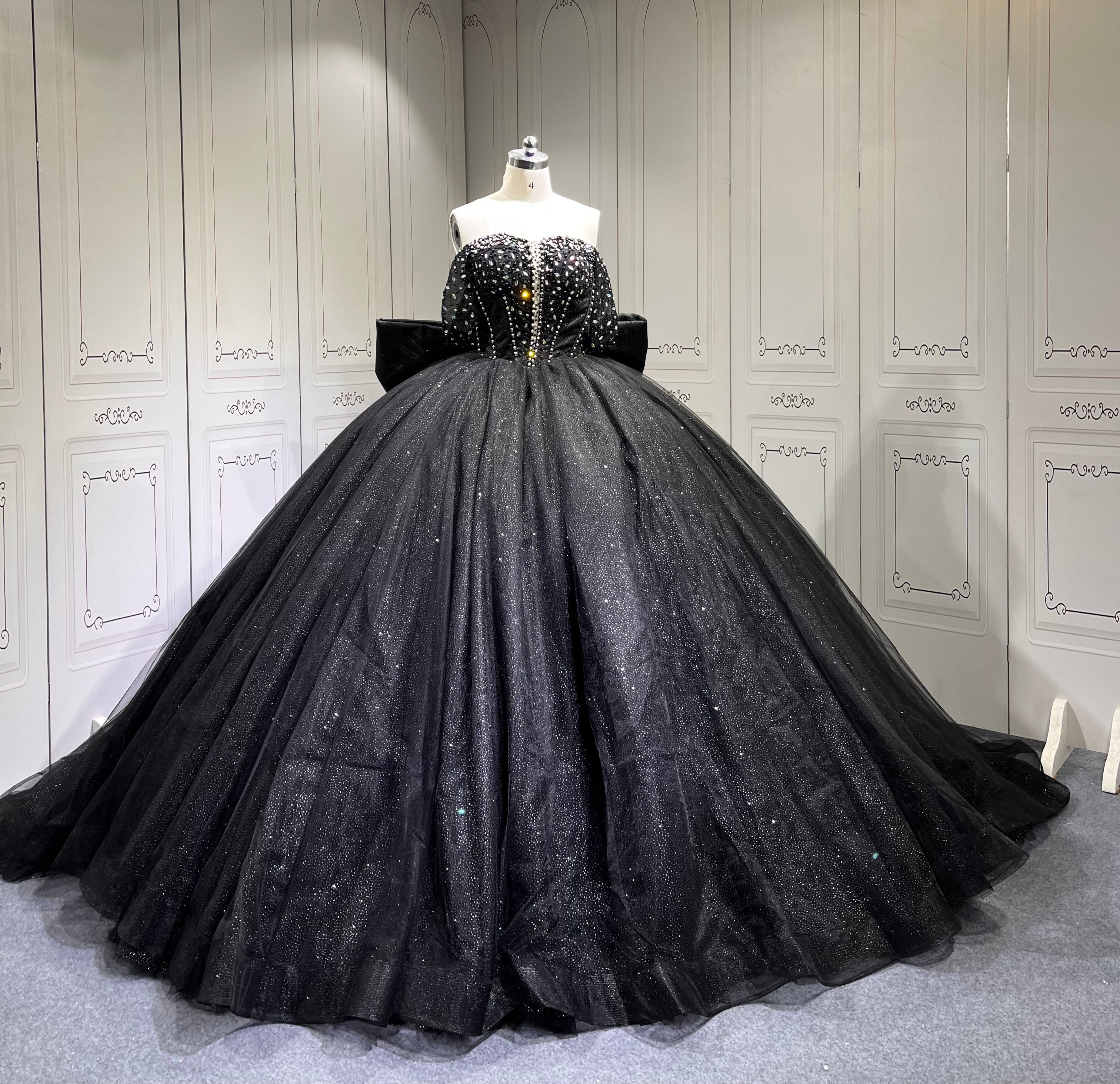 Mumuleo Black Quinceanera Dresses Vestidos De Fiesta Black Dress Vestidos De Quinceaera Ball Gown Vestidos De 15 Aos