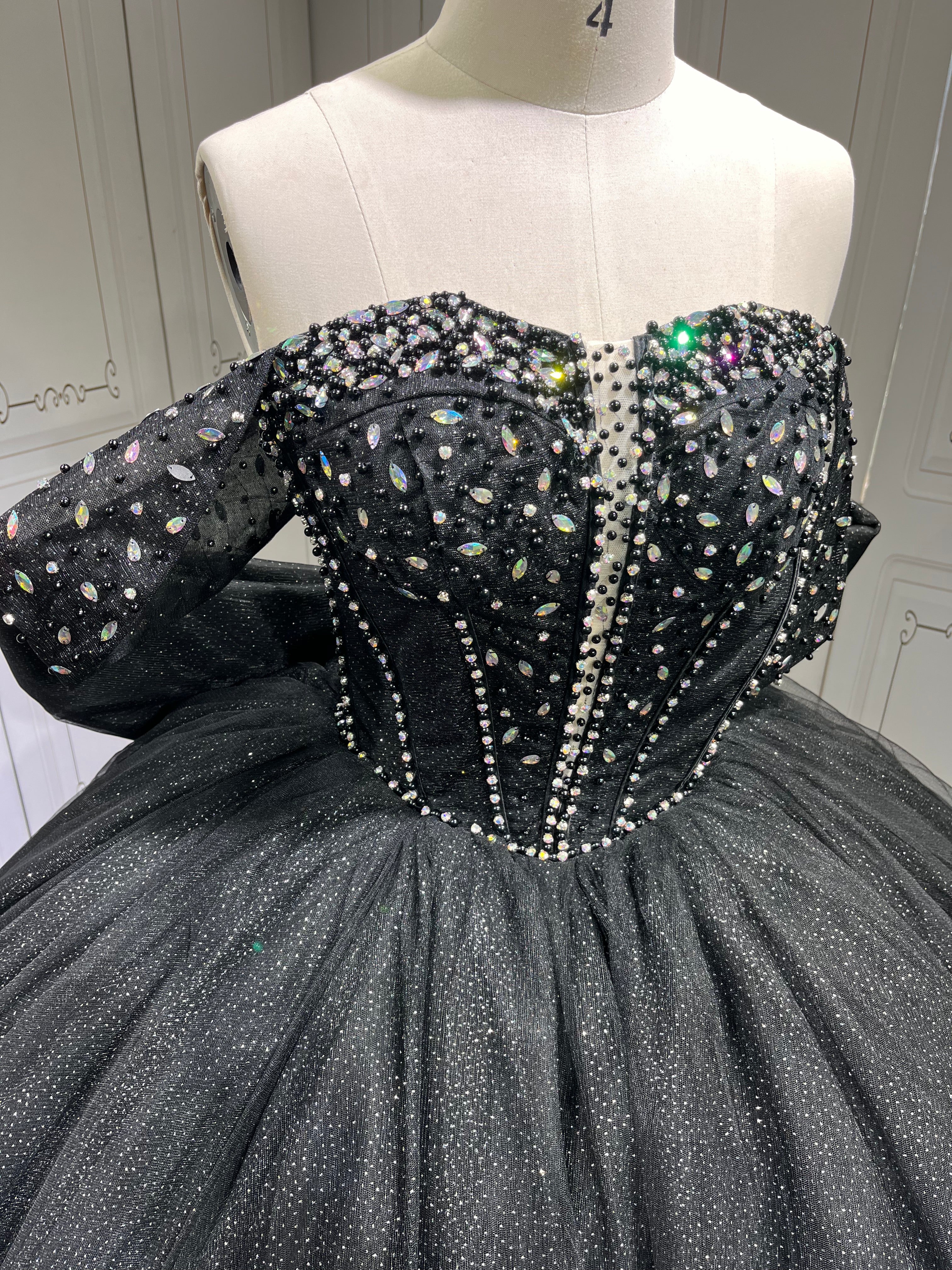 Mumuleo Black Quinceanera Dresses Vestidos De Fiesta Black Dress Vestidos De Quinceaera Ball Gown Vestidos De 15 Aos