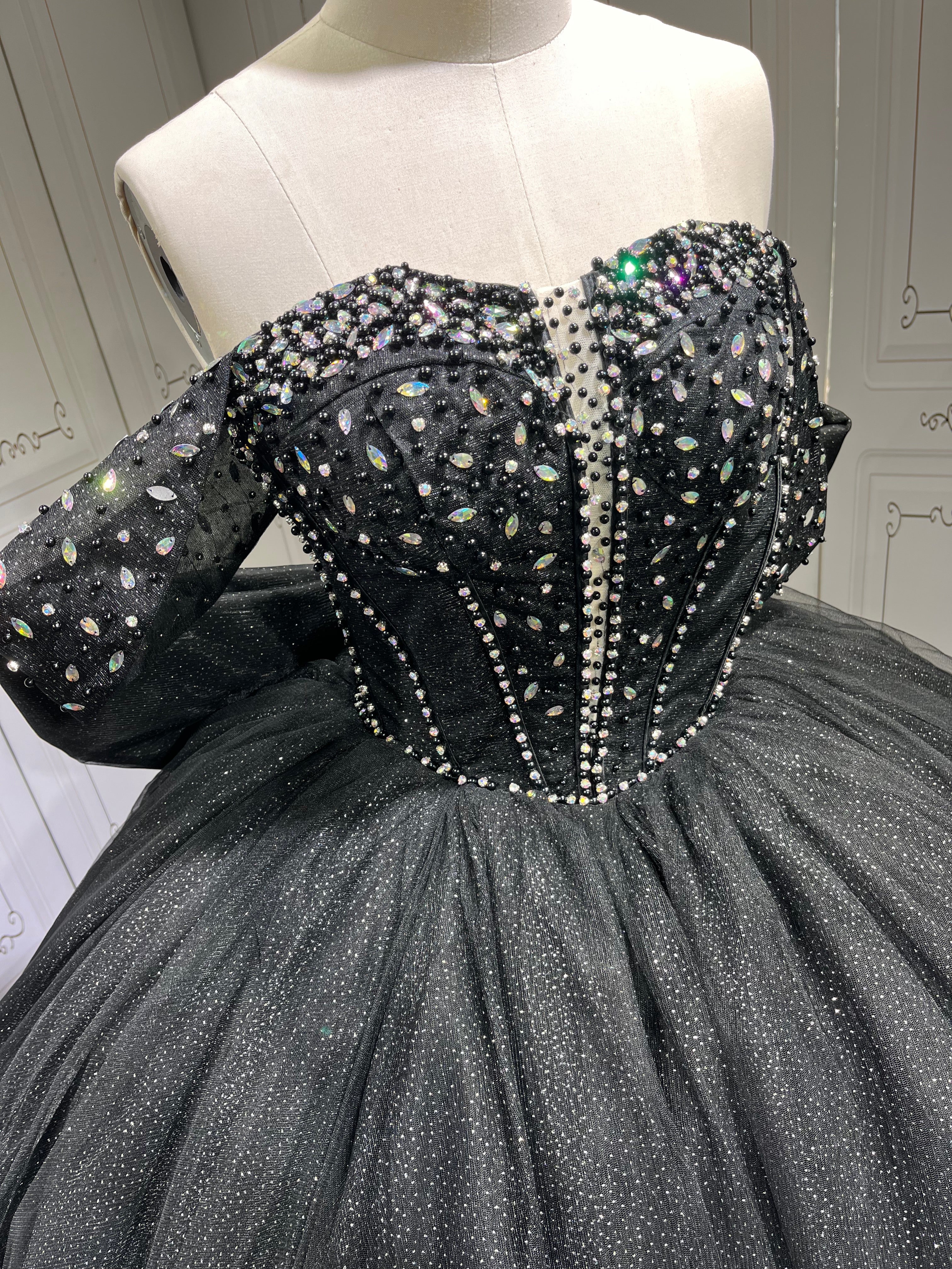 Mumuleo Black Quinceanera Dresses Vestidos De Fiesta Black Dress Vestidos De Quinceaera Ball Gown Vestidos De 15 Aos