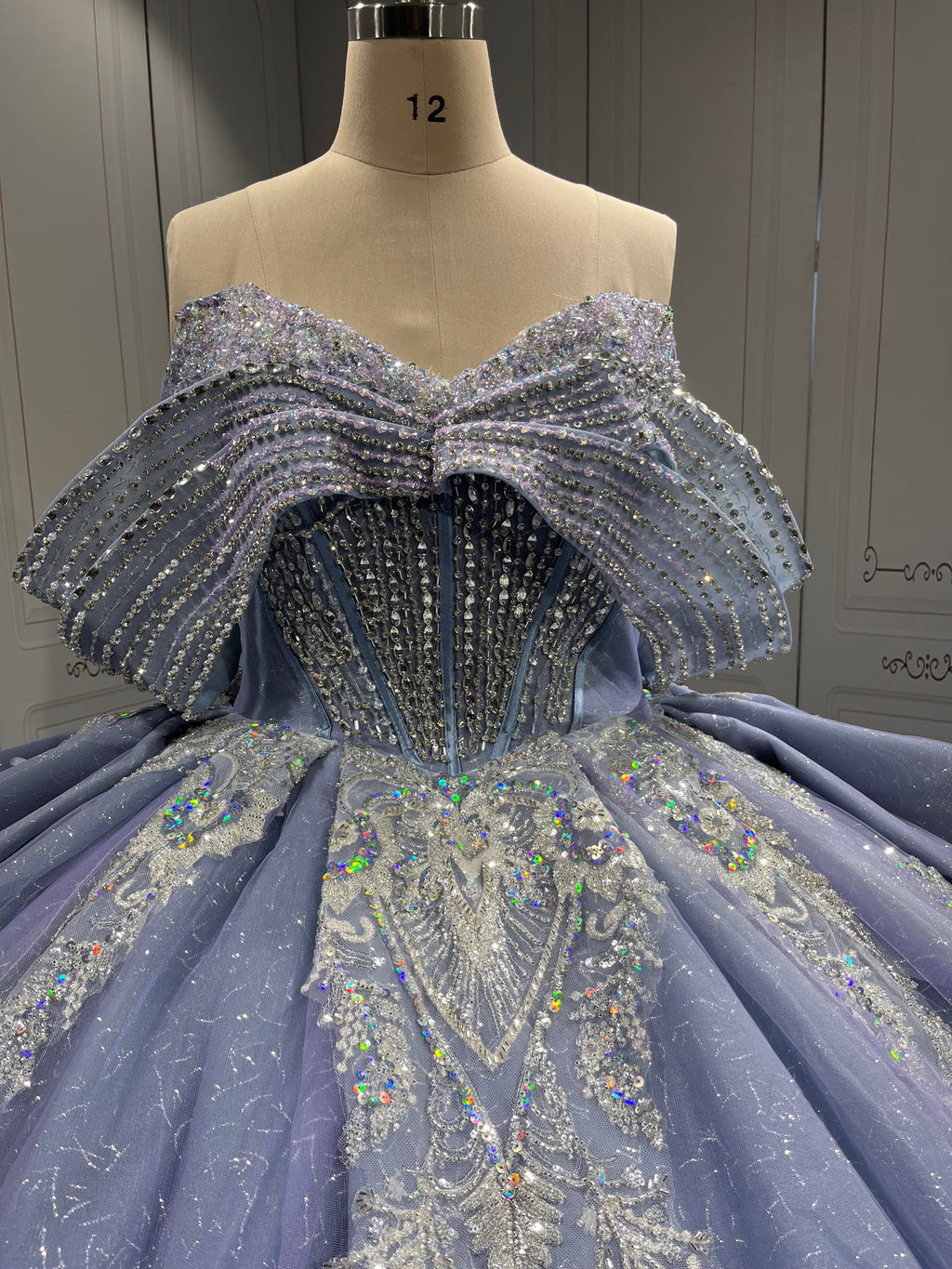 Mumuleo Metallic Blue Quinceanera Dresses 2025 Vestidos De 15 Aos De Festas Quinceanera Vestidos De Xv Aos Para Azul