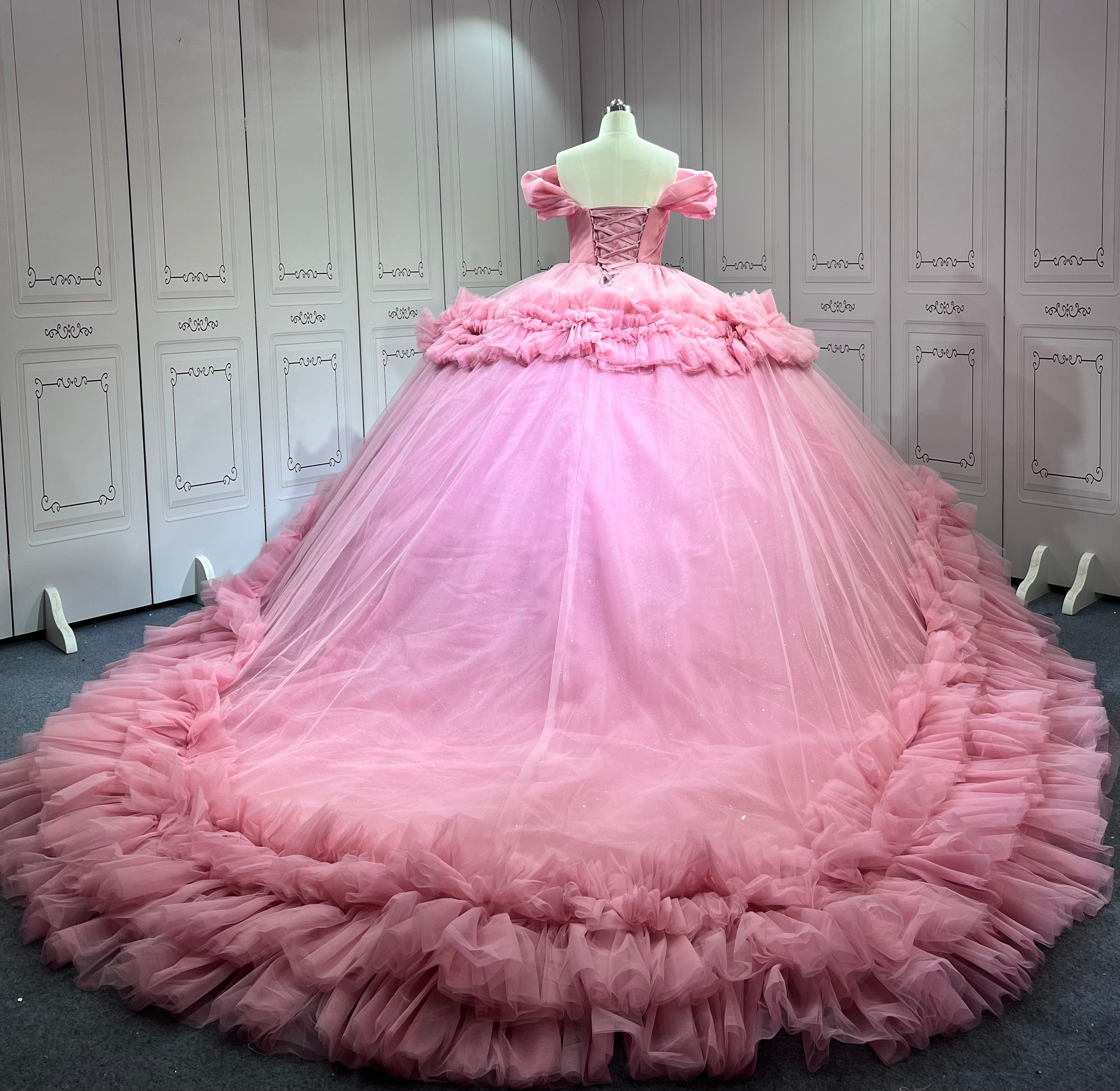 Mumuleo Mauve Pink Quinceanera Dresses 2025 Vestidos De 15 Aos De Festas Quinceanera Vestidos De Xv Aos Para Rosa