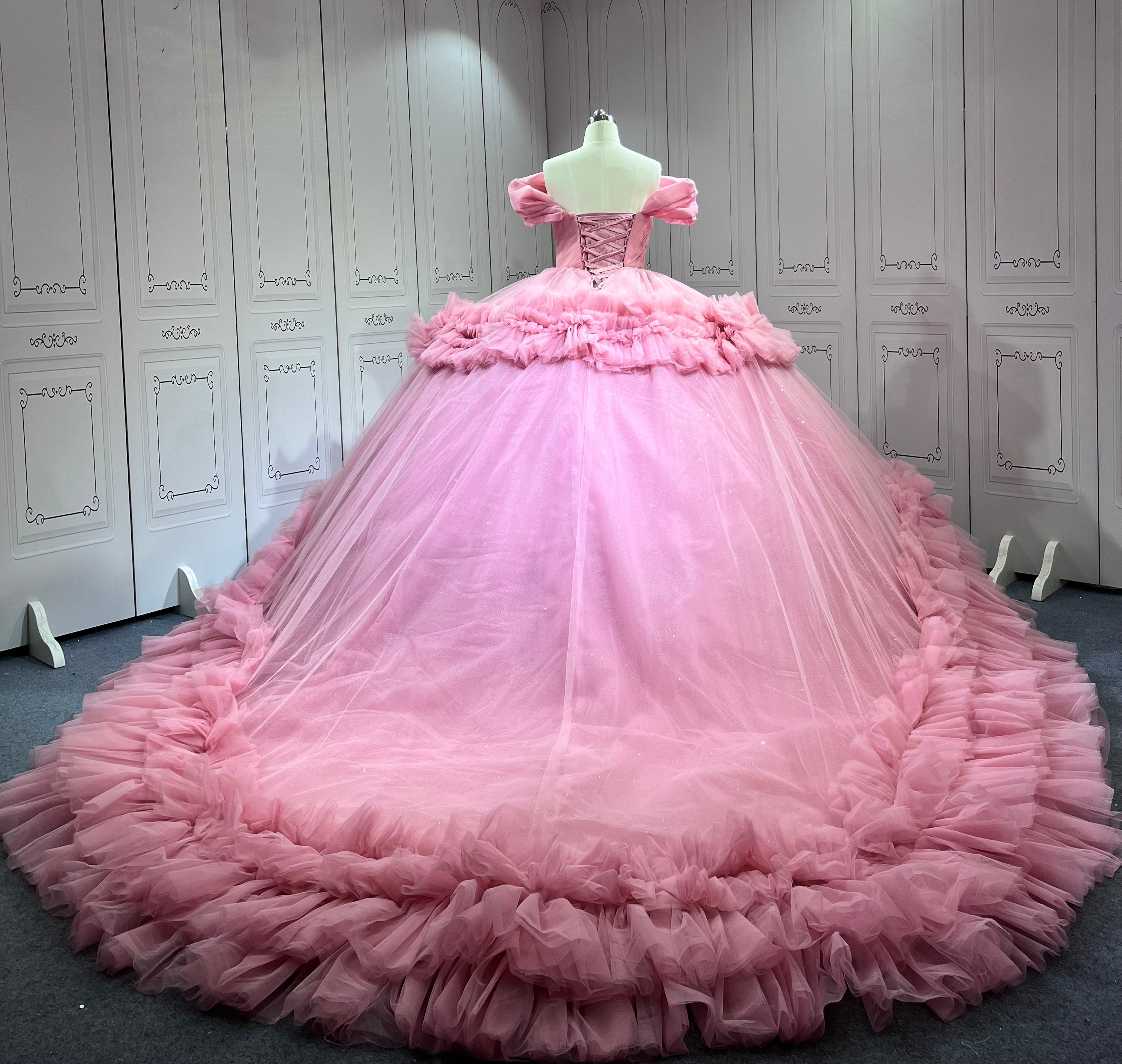Mumuleo Mauve Pink Quinceanera Dresses 2025 Vestidos De 15 Aos De Festas Quinceanera Vestidos De Xv Aos Para Rosa