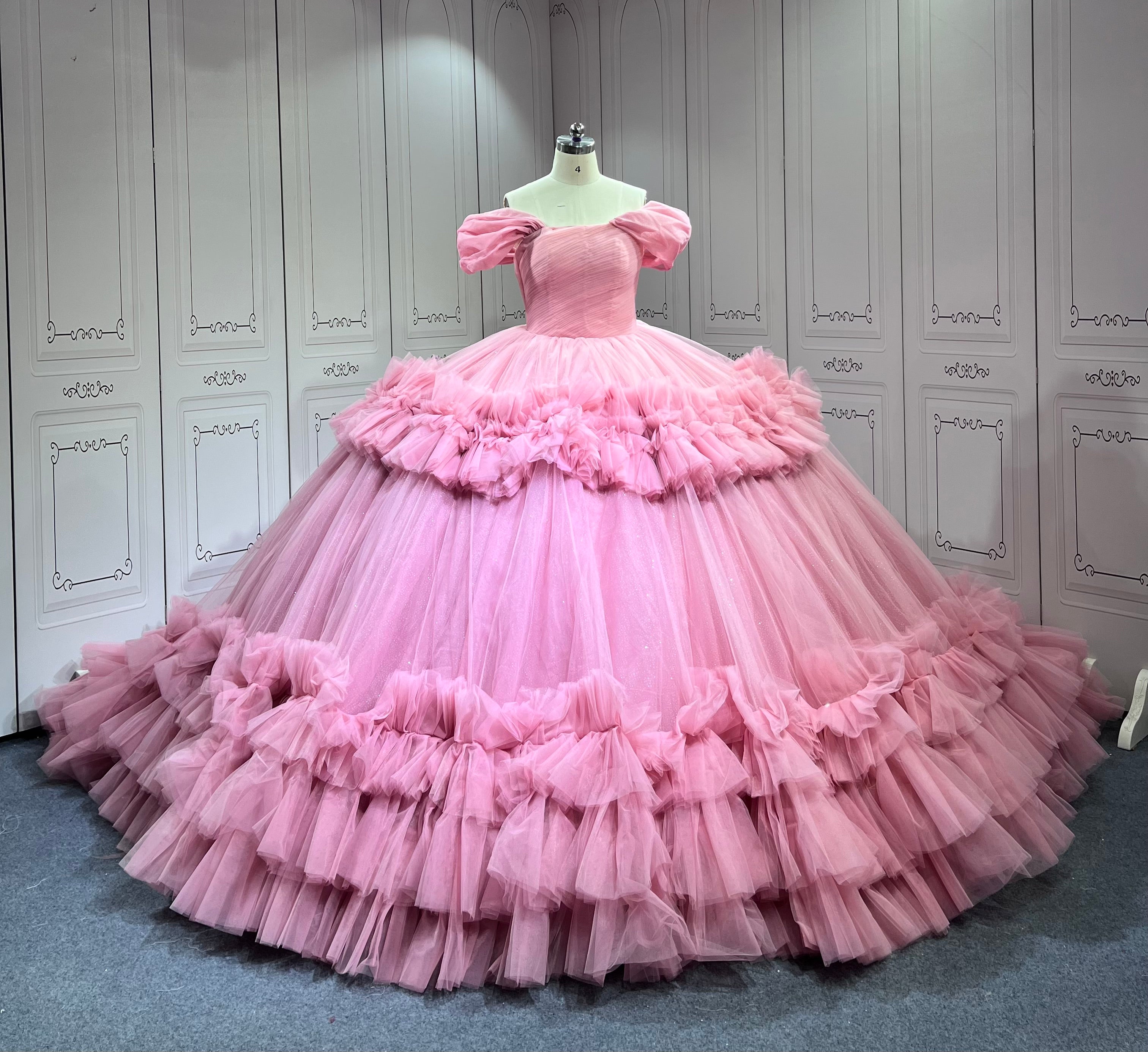Mumuleo Mauve Pink Quinceanera Dresses 2025 Vestidos De 15 Aos De Festas Quinceanera Vestidos De Xv Aos Para Rosa