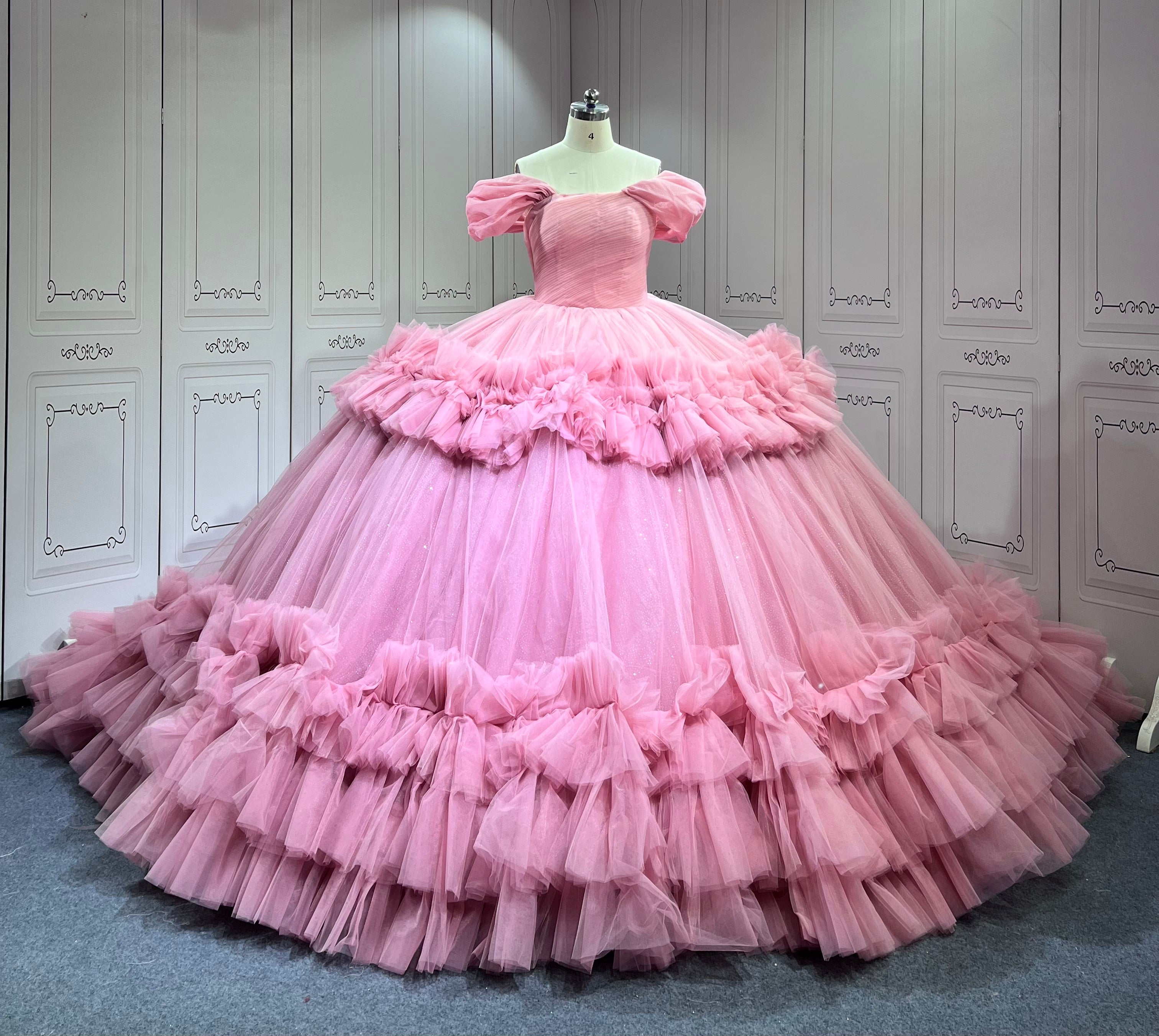 Mumuleo Mauve Pink Quinceanera Dresses 2025 Vestidos De 15 Aos De Festas Quinceanera Vestidos De Xv Aos Para Rosa