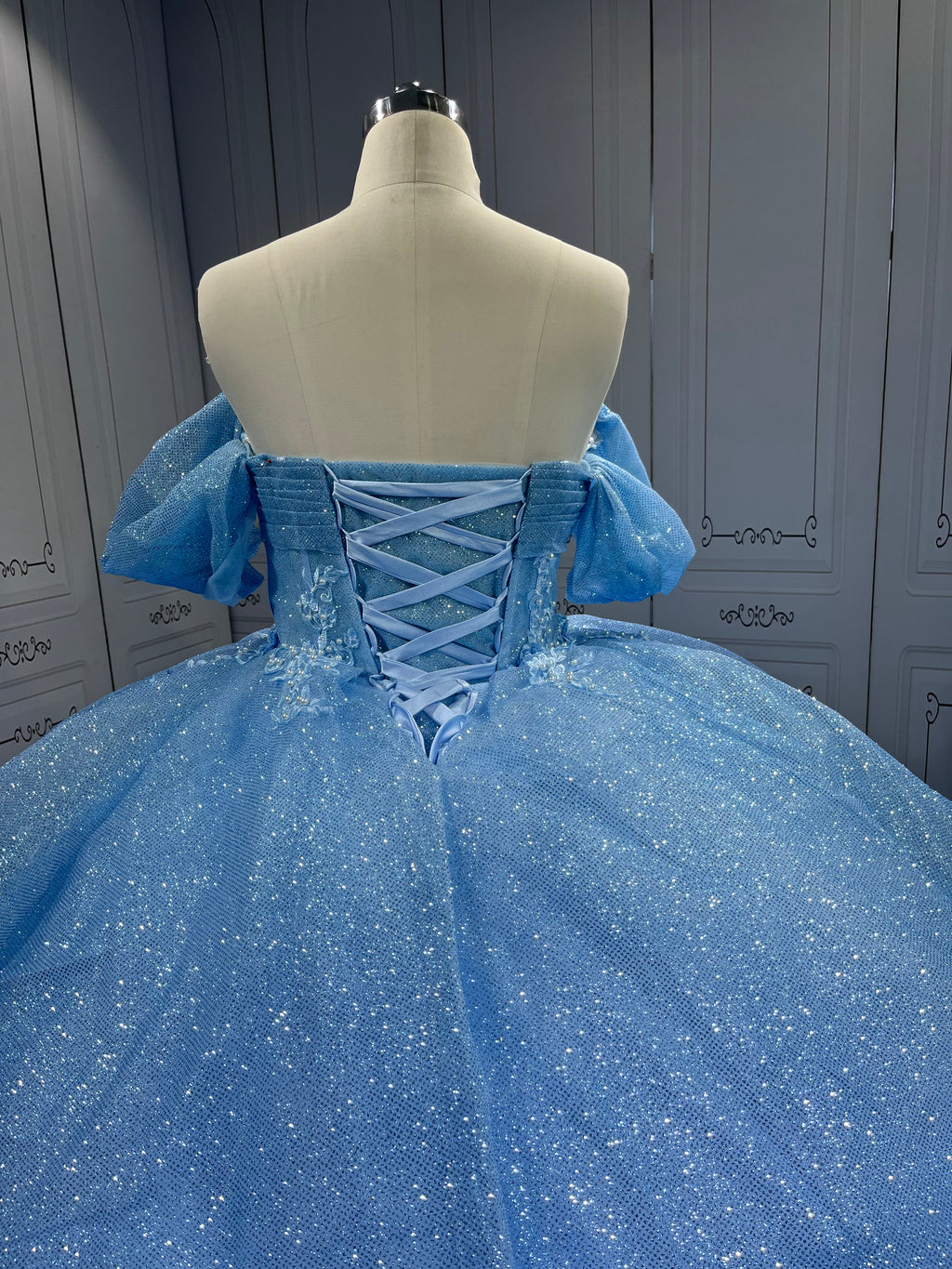 Mumuleo Princess Sky Blue Quinceanera Dresses Vestidos De 15 Anos Vestidos Quinceaeras Azul Rey