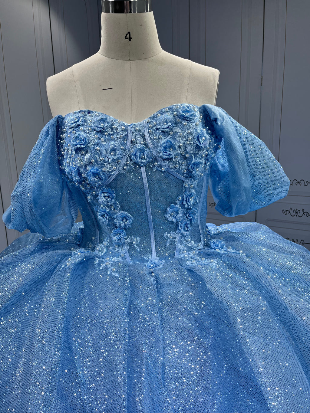 Mumuleo Princess Sky Blue Quinceanera Dresses Vestidos De 15 Anos Vestidos Quinceaeras Azul Rey