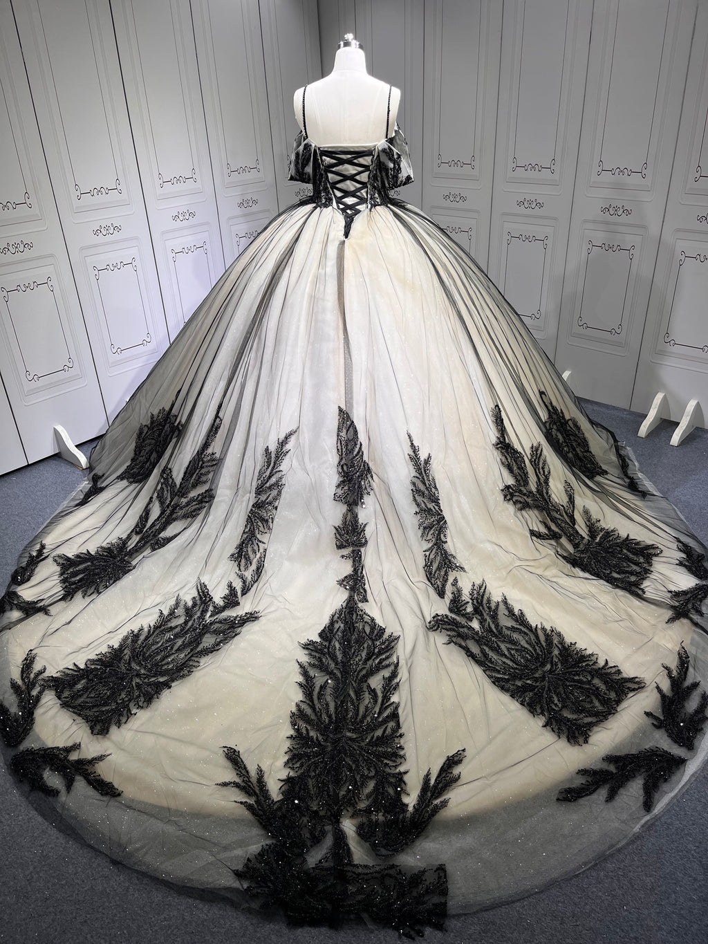 Mumuleo Black And Nude Vestidos de XV 15 Años Quinceañeras 2025 Fiesta Morado Largos Debutante Longo Princesa