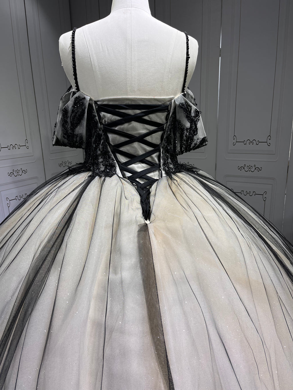 Mumuleo Black And Nude Vestidos de XV 15 Años Quinceañeras 2025 Fiesta Morado Largos Debutante Longo Princesa