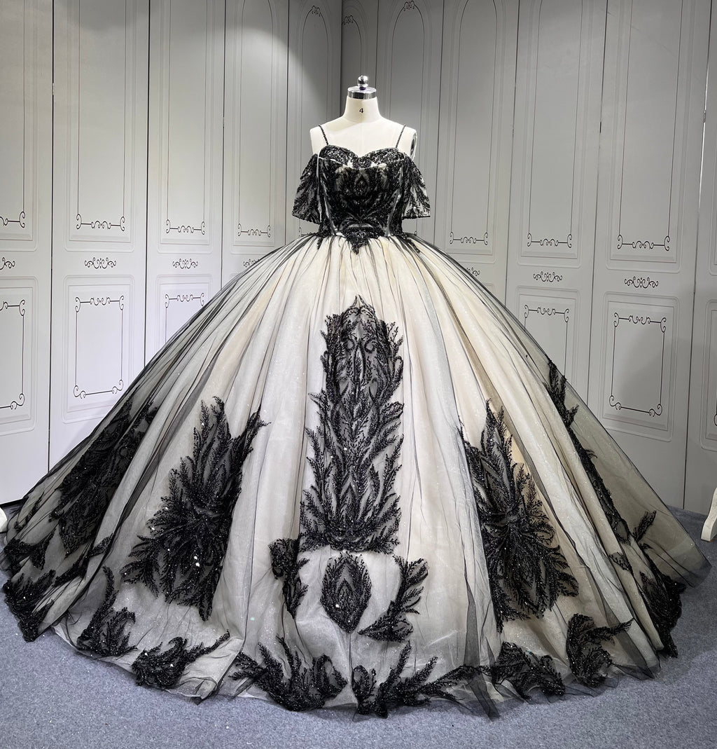 Mumuleo Black And Nude Vestidos de XV 15 Años Quinceañeras 2025 Fiesta Morado Largos Debutante Longo Princesa