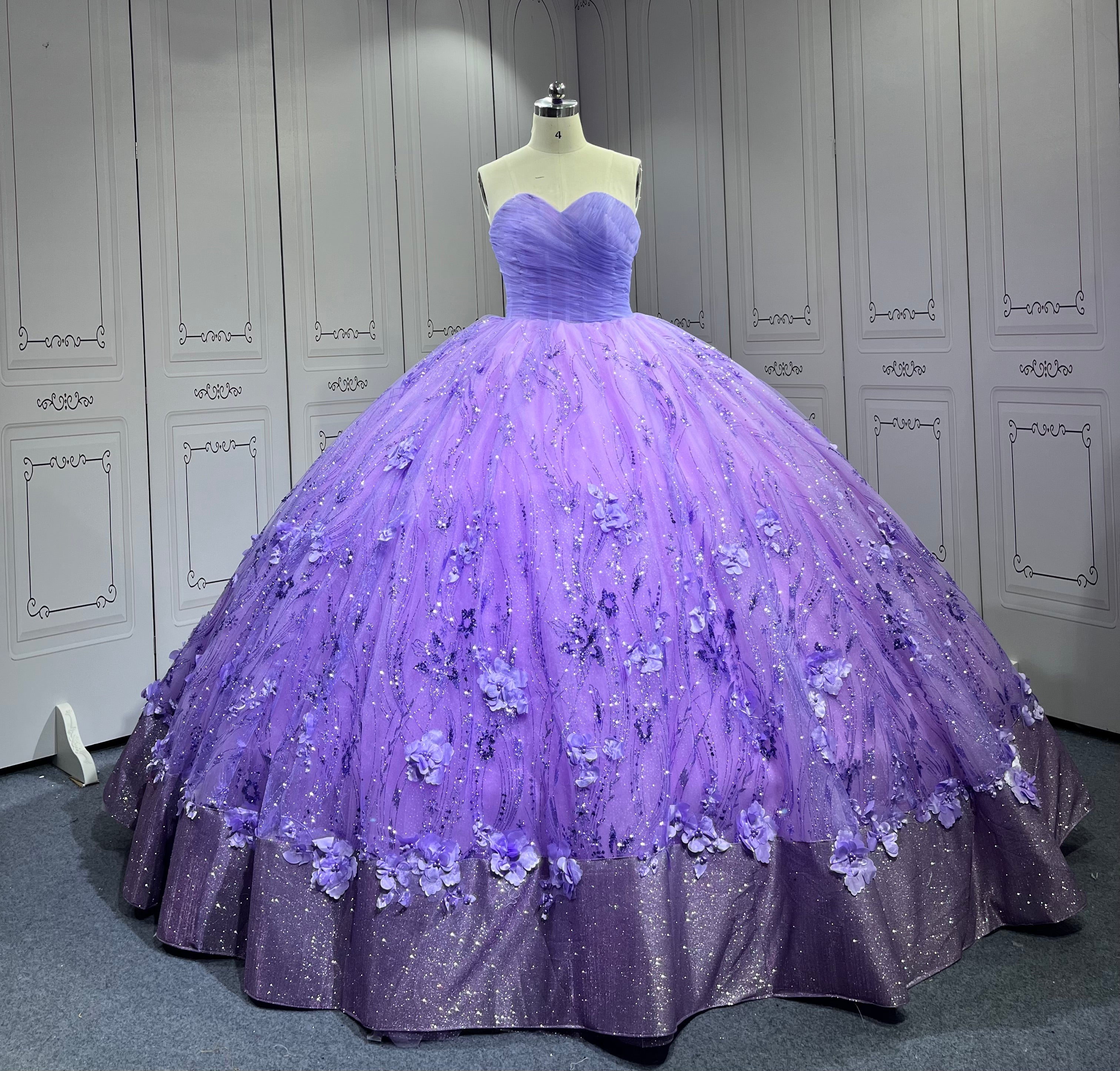 Vestidos De 15 Aos Economics Deademas De Quinceaeras Vestidos 2025 De Para Quincera Dress Lila Lavender Quinceanera Dresses